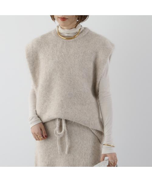 ザ ガーメント The Garment The Garment ニット ベスト bern knit top 20554 ファー （056/ベージュ） 056/ベージュ