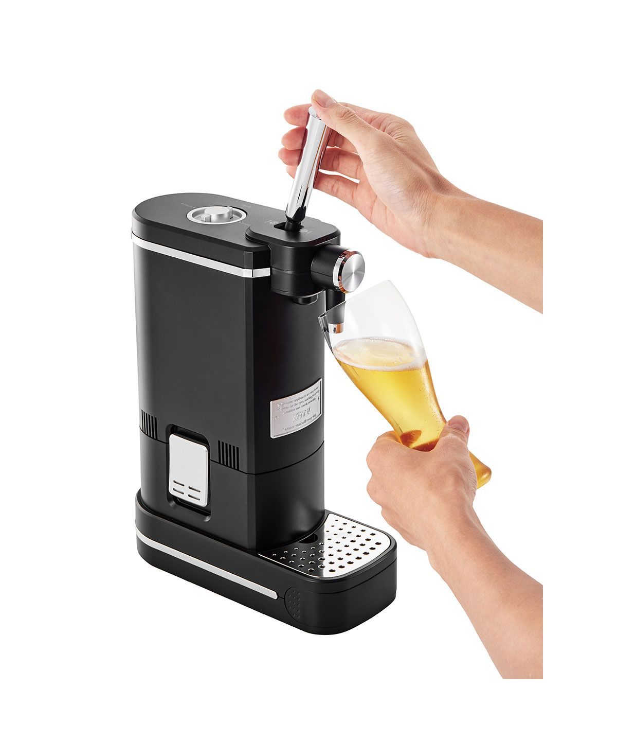 トフィー Toffy 【日本正規品】 トフィー ビールサーバー Toffy ビアカクテルサーバー 乾電池 瓶 缶 卓上 スタンド コードレス 屋外 泡 クリーミー 振動 KーBE1 （グレージュ） グレージュ