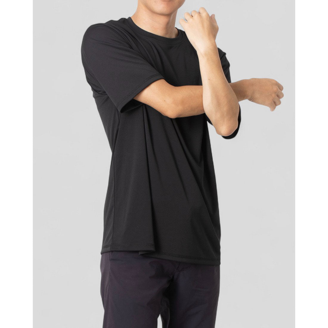 チルタン TiLTAN リカバリーウェア Tシャツ （ブラック） ブラック