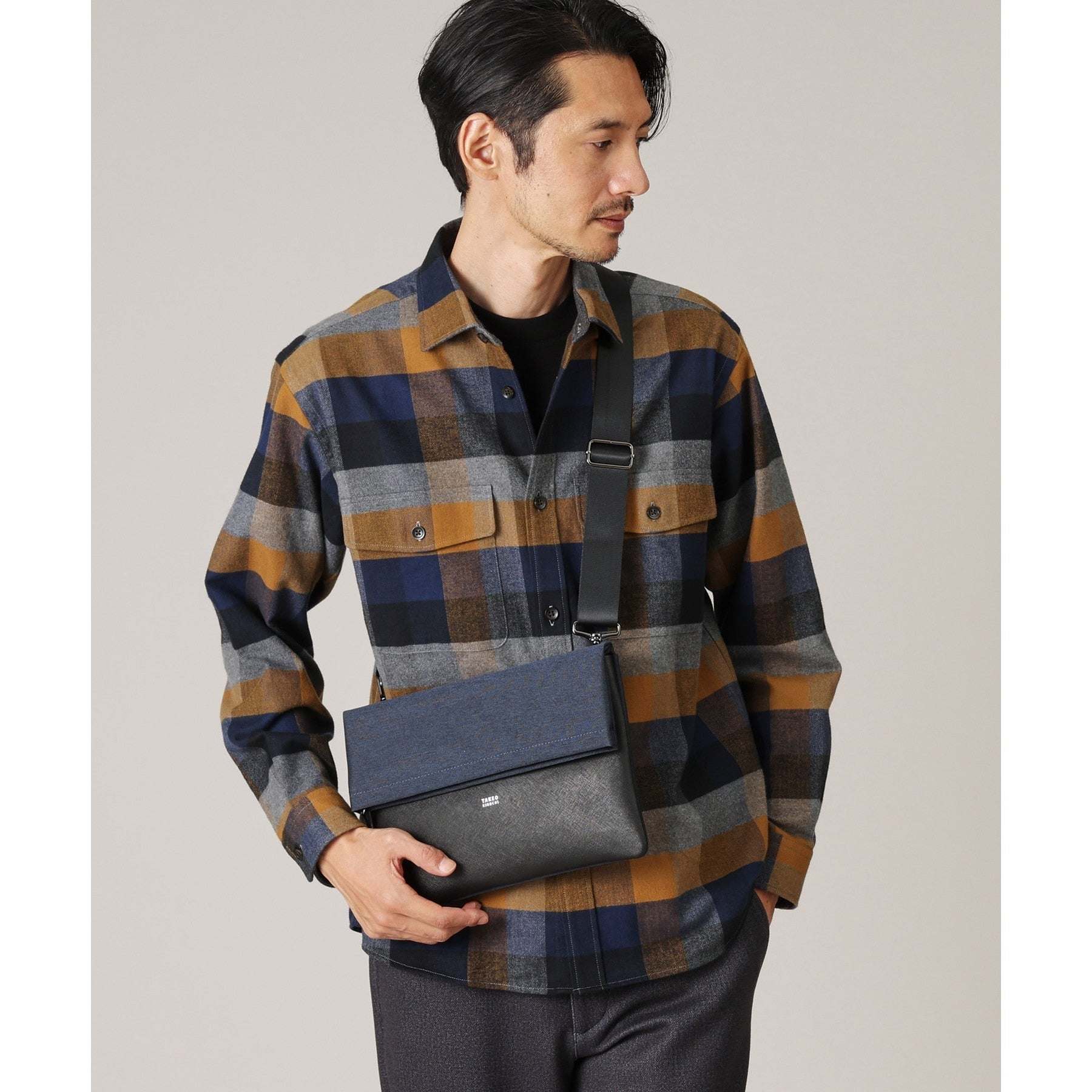 タケオキクチ TAKEO KIKUCHI 【2WAY】ショルダー クラッチバッグ （ブラウン(044)） ブラウン(044)