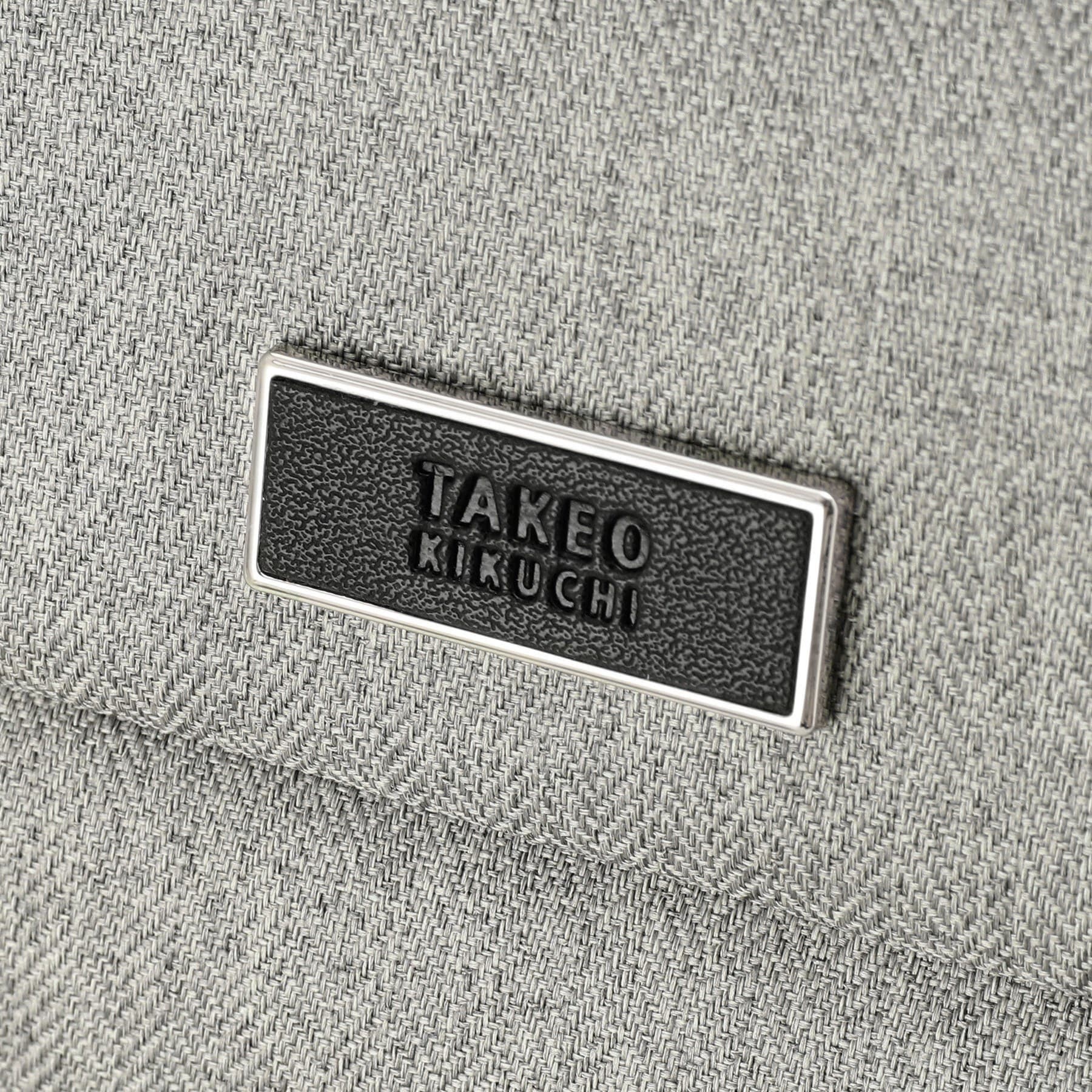 TAKEO KIKUCHI 修身人字紋一字肩