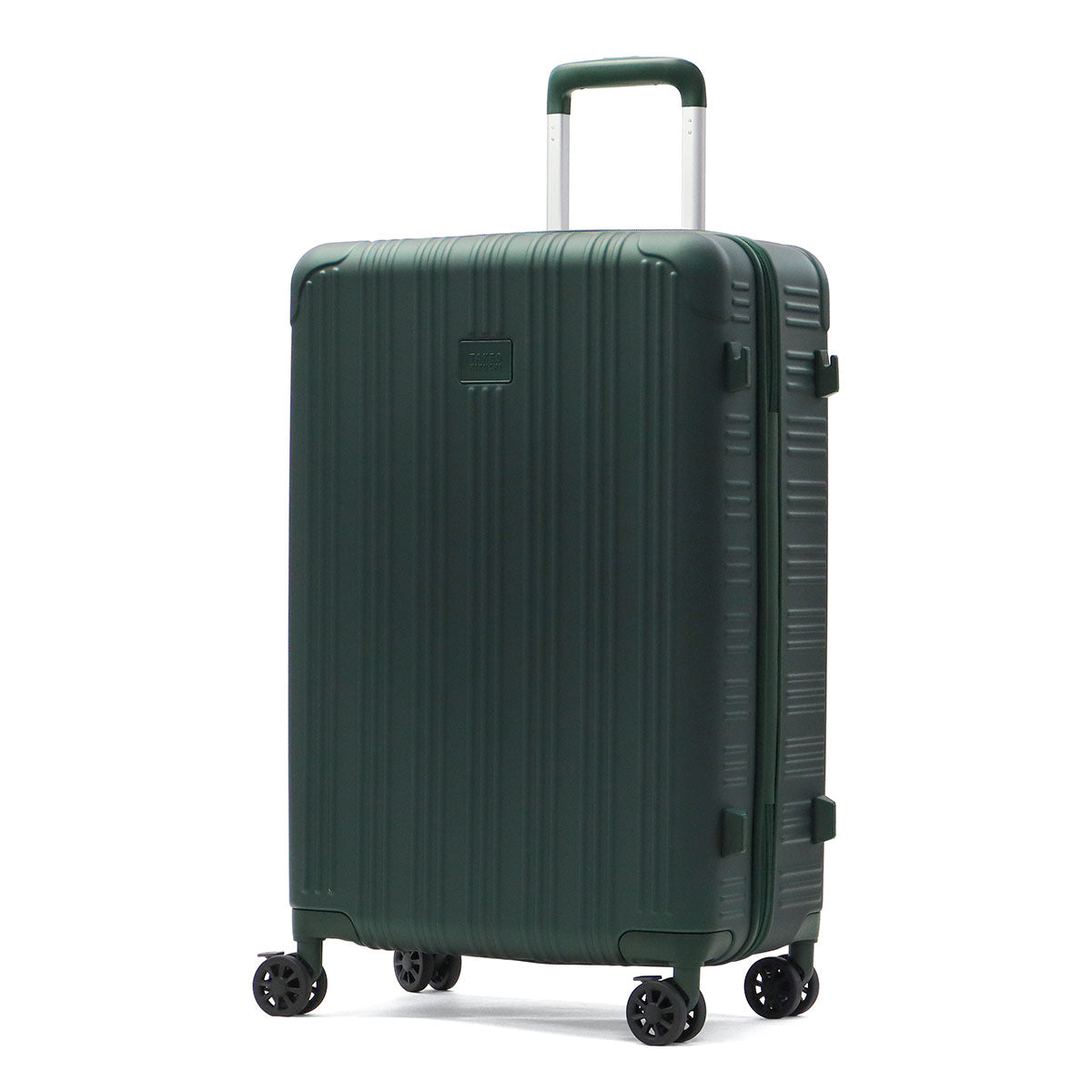タケオキクチ TAKEO KIKUCHI スーツケース Mサイズ 軽量 ストッパー ストッパー付き 海外旅行 出張 60L 大きめ M おしゃれ メンズ ブランド ポリカーボネイト 5泊 6泊 フック付き EARLGREY ELG002 （GREEN） GREEN