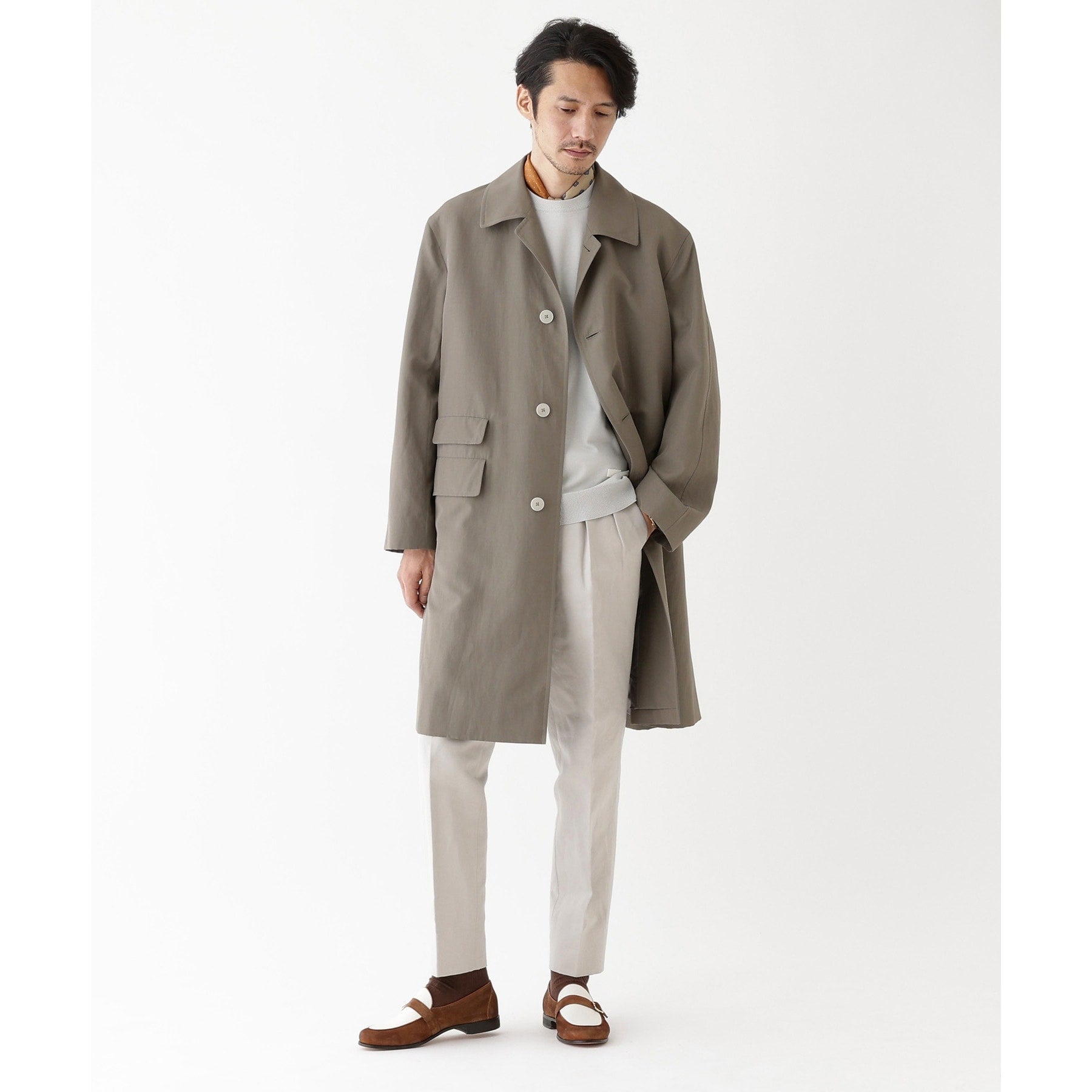 タケオキクチ TAKEO KIKUCHI ゴードスエードスリッポンローファー （キャメルブラウン(541)） キャメルブラウン(541)