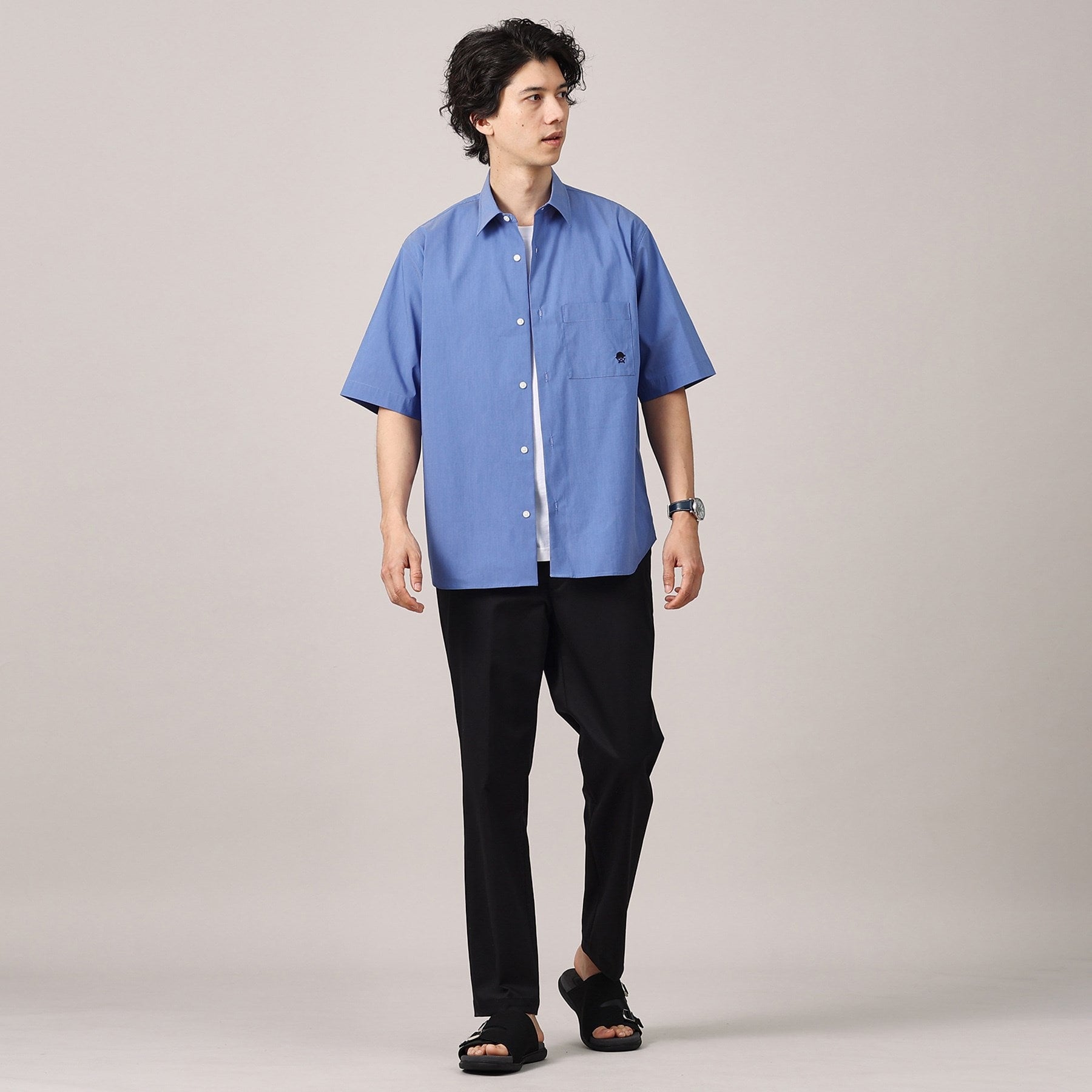 タケオキクチ TAKEO KIKUCHI コンビスライドサンダル （ブラック(019)） ブラック(019)