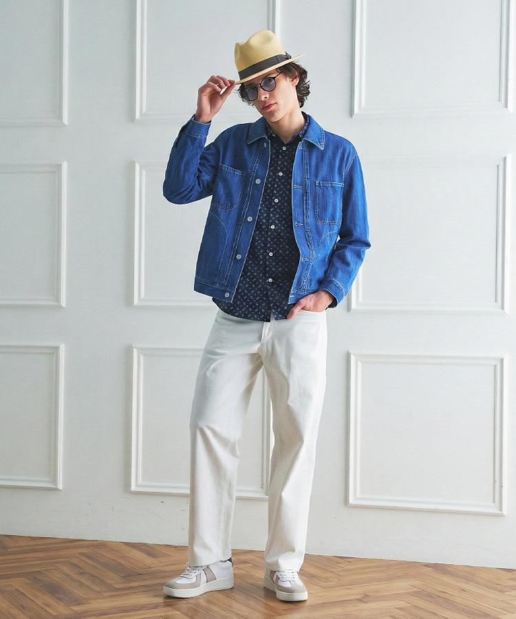 タケオキクチ TAKEO KIKUCHI ◆【BOWLER HAT LABEL】レザースニーカー （ホワイト(001)） ホワイト(001)