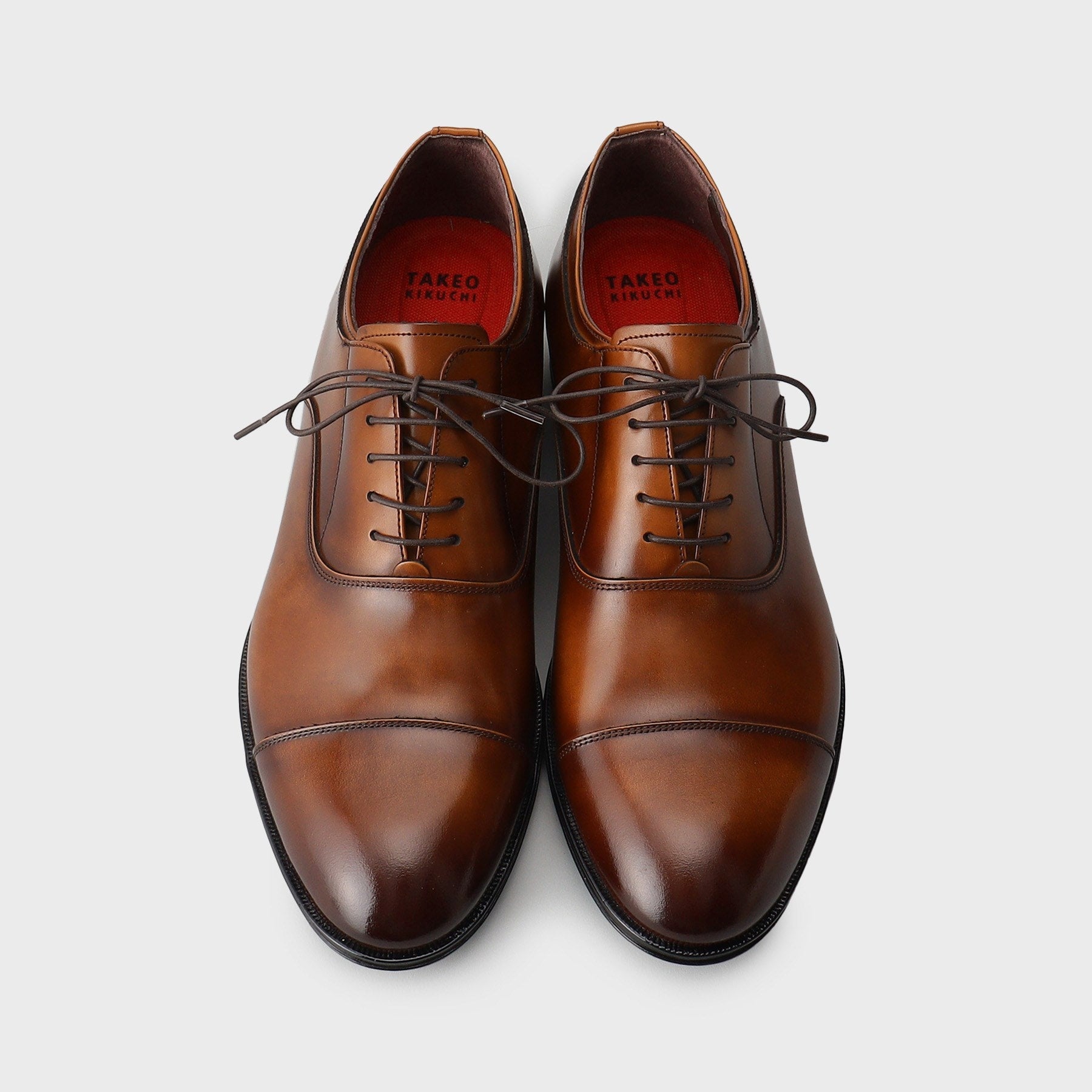 靴 takeo kikuchi leather shoes TAKEO KIKUCHI [Made in Japan] Straight-tip shoes [Men's