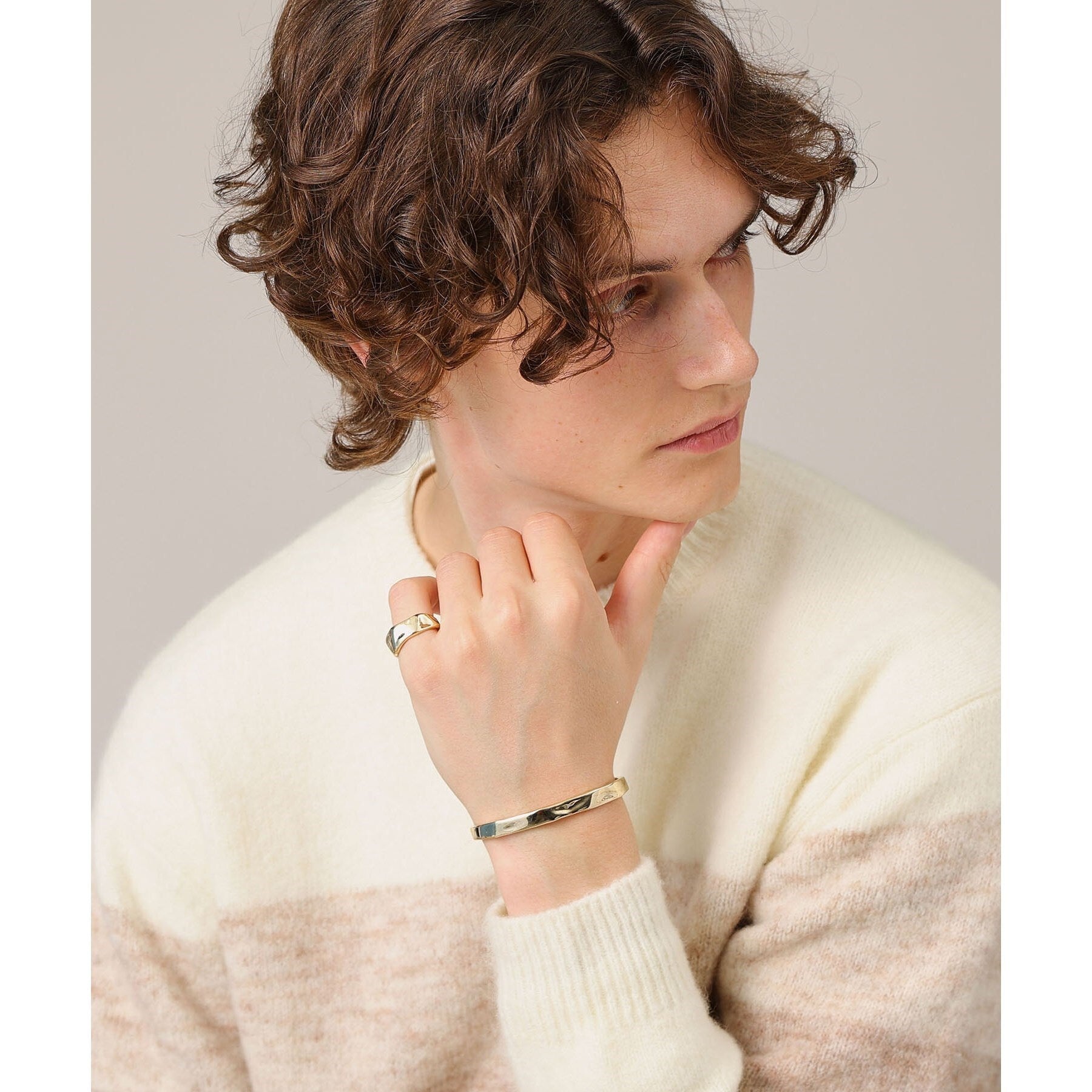 タケオキクチ TAKEO KIKUCHI アンビエント ウエーブ リング （ゴールド(007)） ゴールド(007)