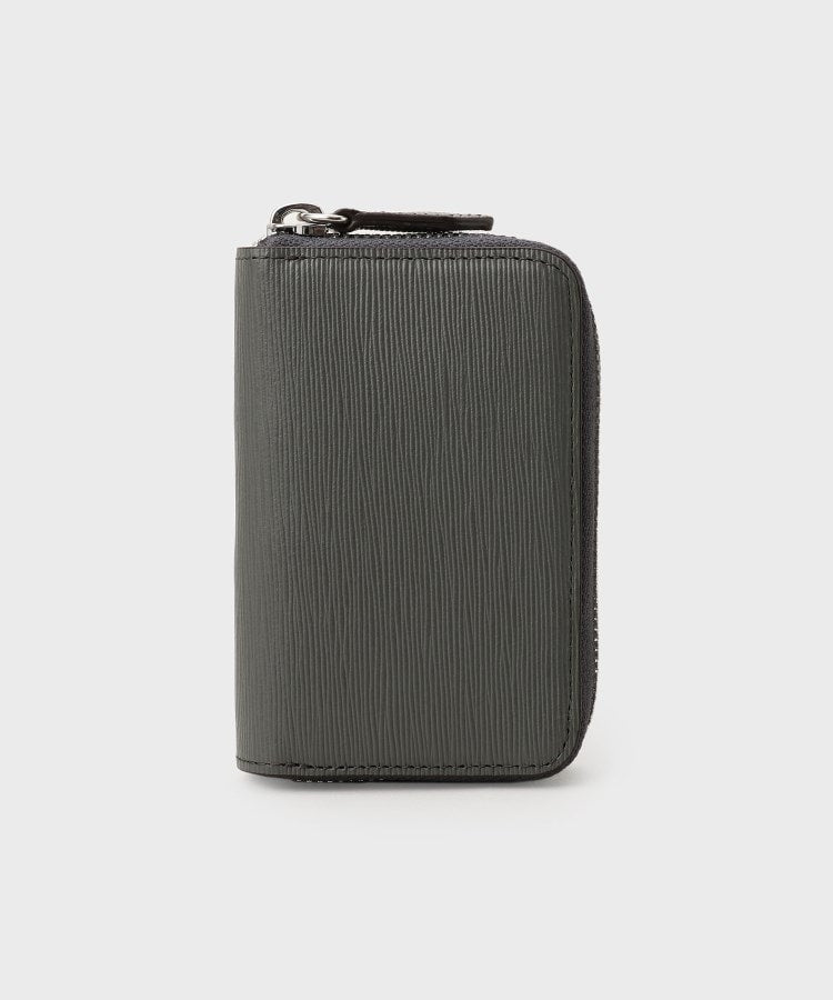 タケオキクチ TAKEO KIKUCHI 【NEW レザーリップルシリーズ】 スマートキーケース （チャコールグレー(014)） チャコールグレー(014)