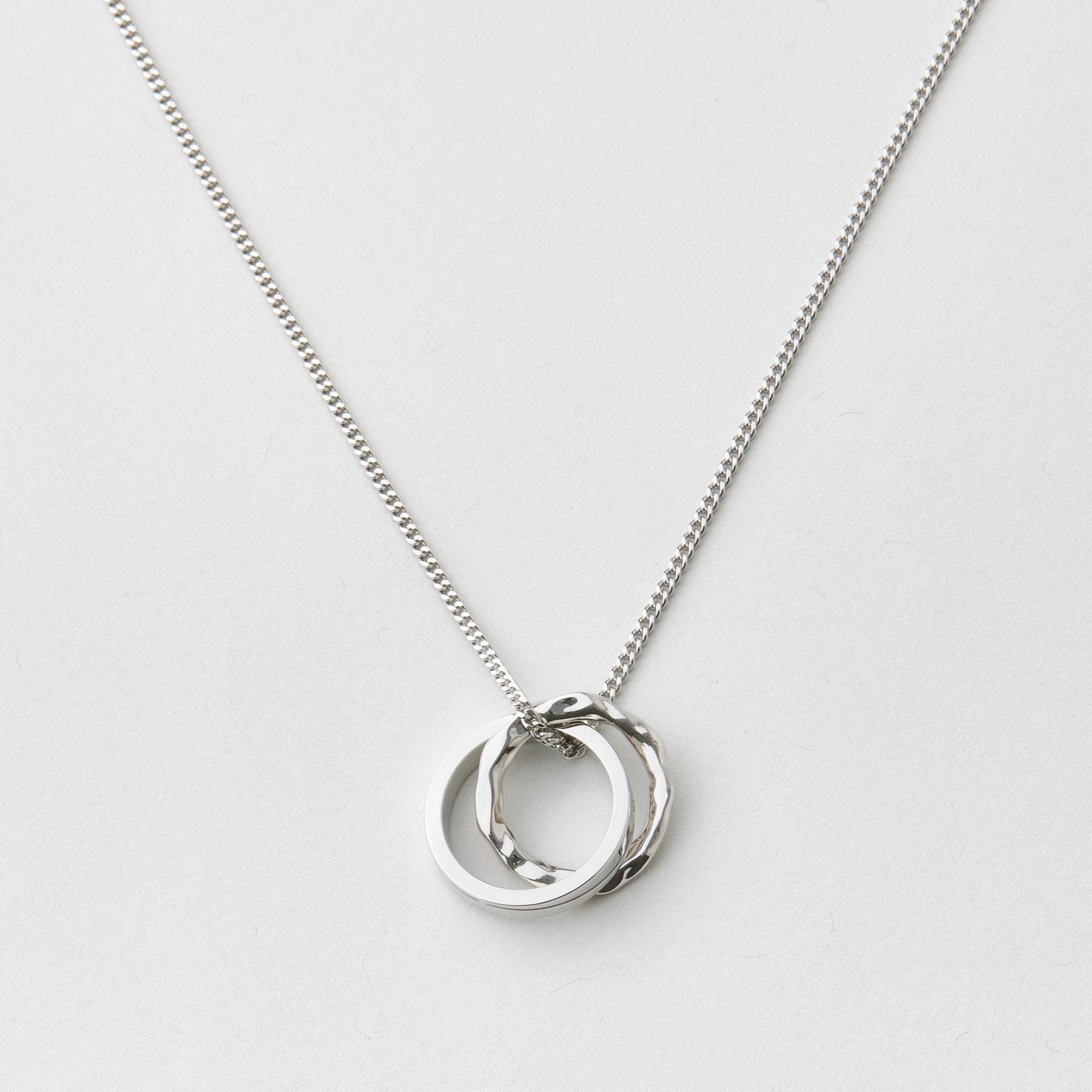 タケオキクチ TAKEO KIKUCHI カラードトップ Wリングネックレス （シルバー(006)） シルバー(006)