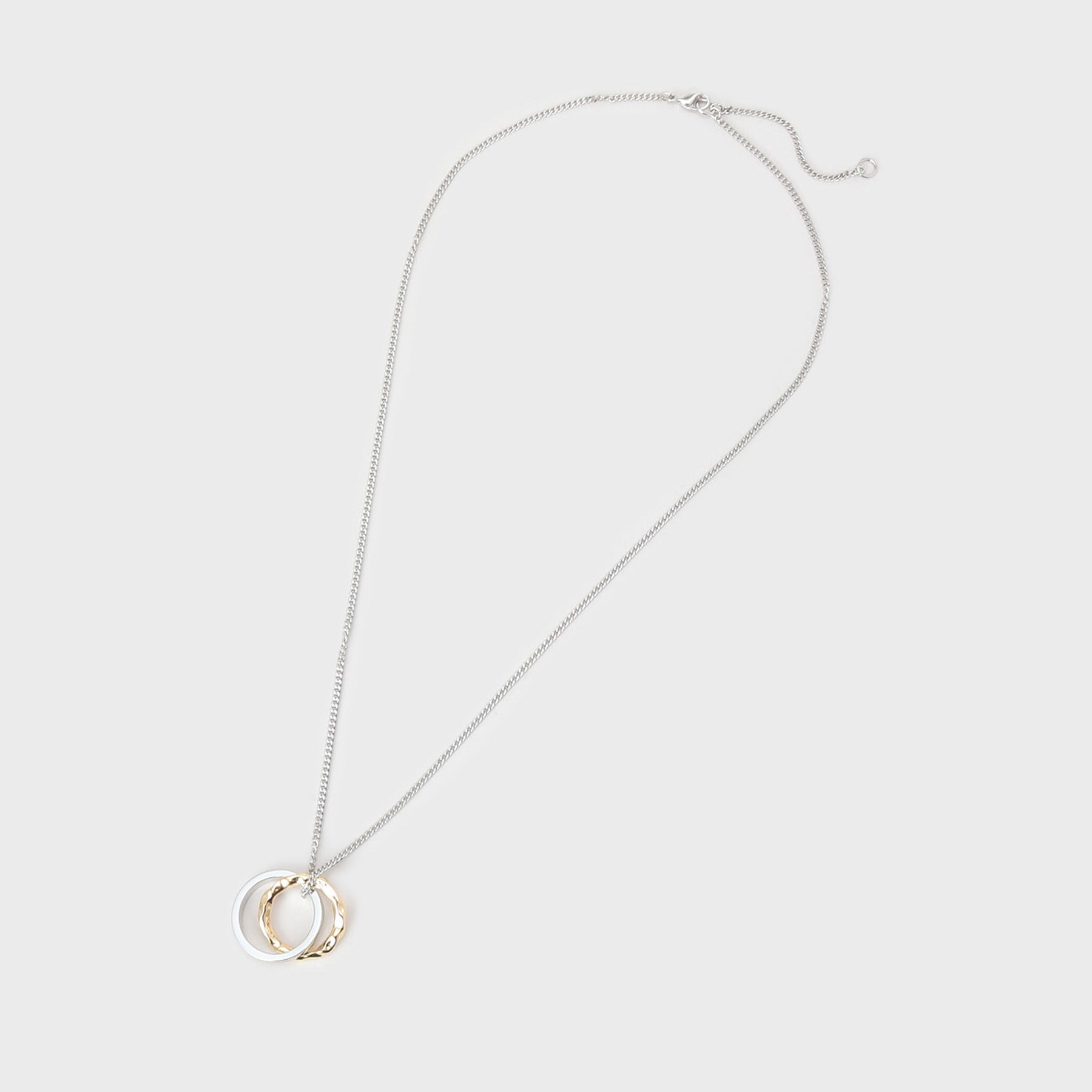 タケオキクチ TAKEO KIKUCHI カラードトップ Wリングネックレス （シルバー(006)） シルバー(006)