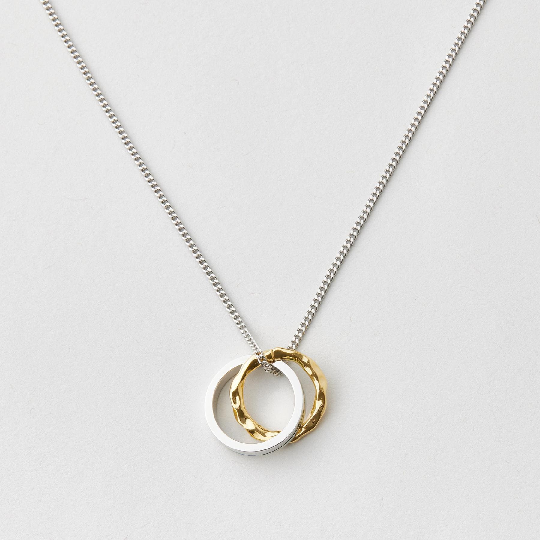 タケオキクチ TAKEO KIKUCHI カラードトップ Wリングネックレス （シルバー(006)） シルバー(006)