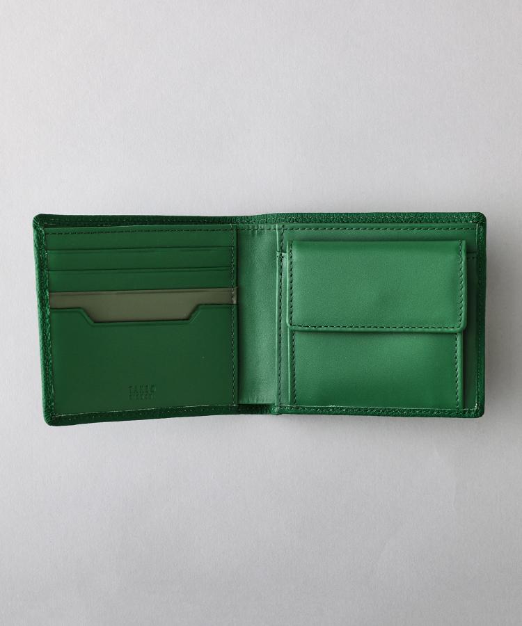 タケオキクチ TAKEO KIKUCHI ソフトシュリンクレザー二つ折り財布 （オレンジ(068)） オレンジ(068)