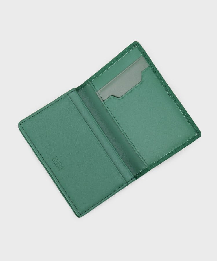 タケオキクチ TAKEO KIKUCHI ソフトシュリンクレザー名刺入れ （オレンジ(068)） オレンジ(068)