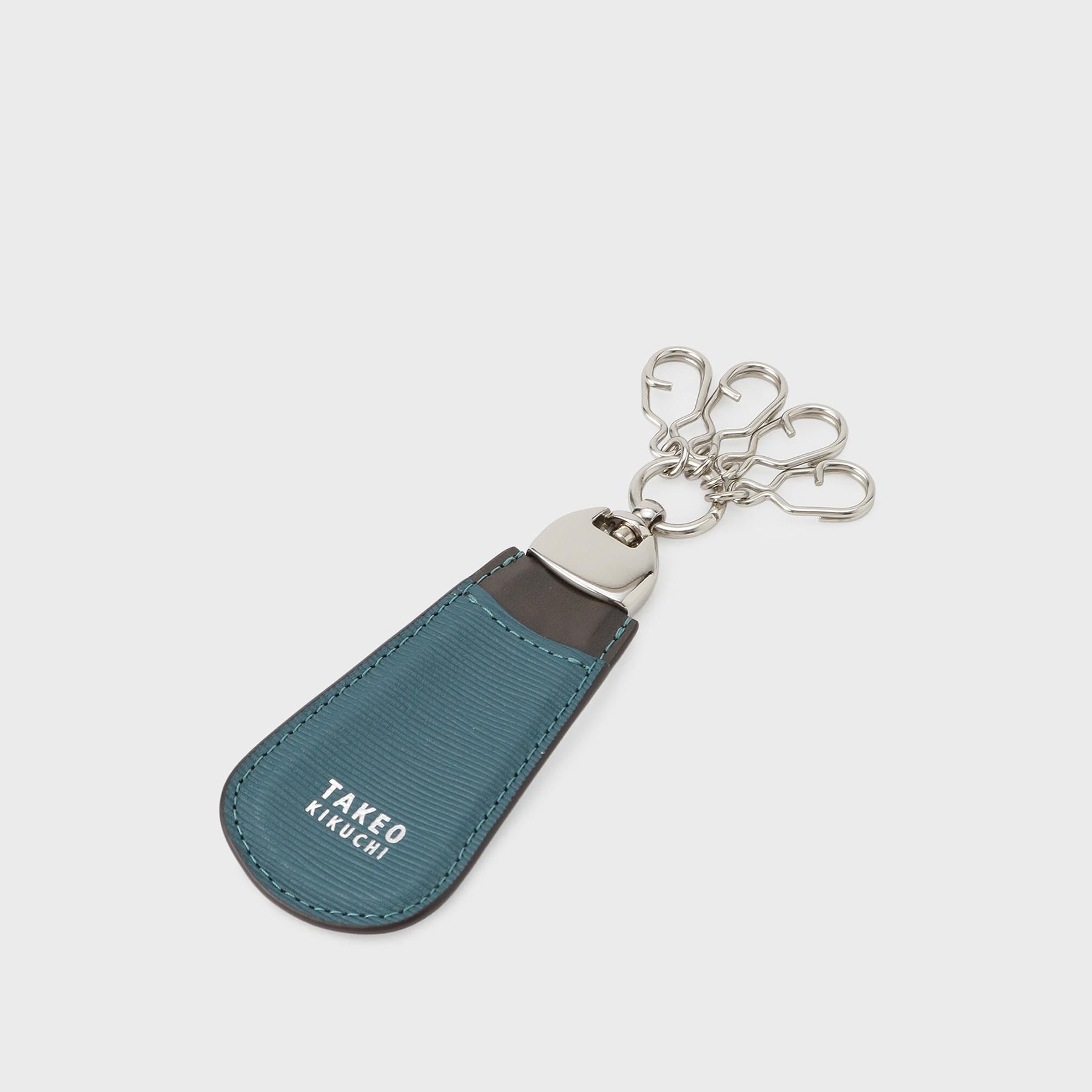 タケオキクチ TAKEO KIKUCHI 【リップル】レザー巻きシューホーン＆4連キーホルダー【返品不可商品】 （グリーン(022)） グリーン(022)