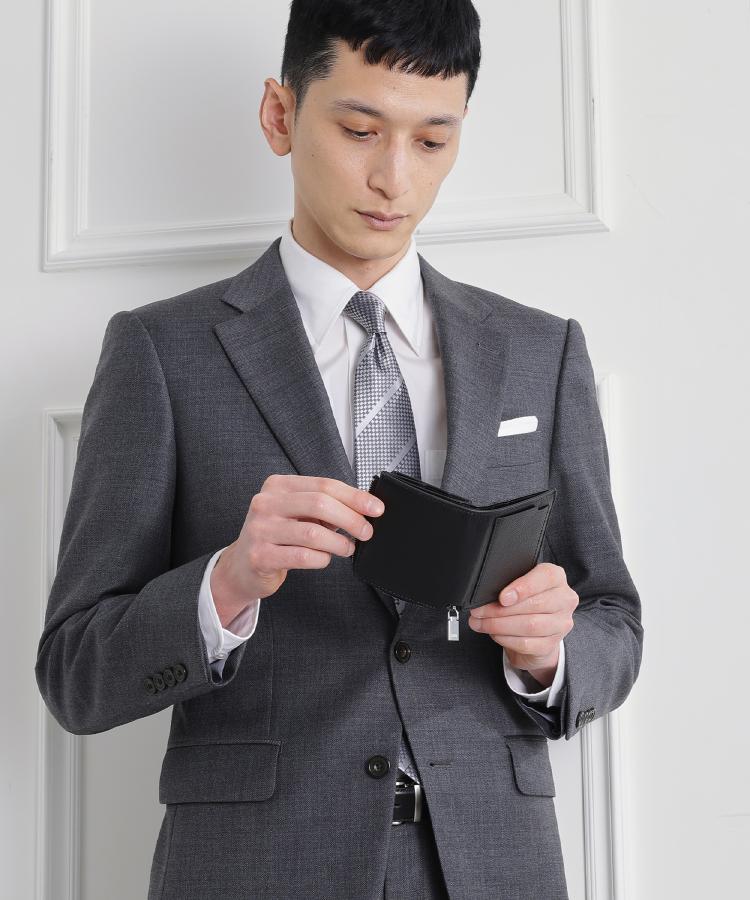 タケオキクチ TAKEO KIKUCHI 【驚くべき収納力】カラードコンパクト財布 （ブラック(019)） ブラック(019)