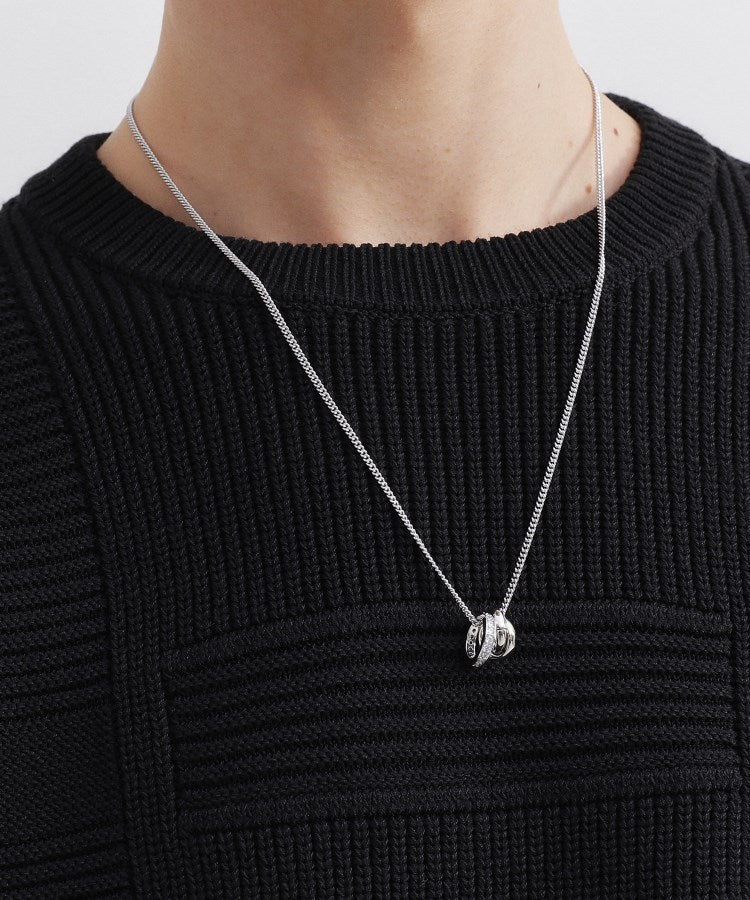 タケオキクチ TAKEO KIKUCHI トリプルチェーンネックレス （ブラックシルバー(009)） ブラックシルバー(009)