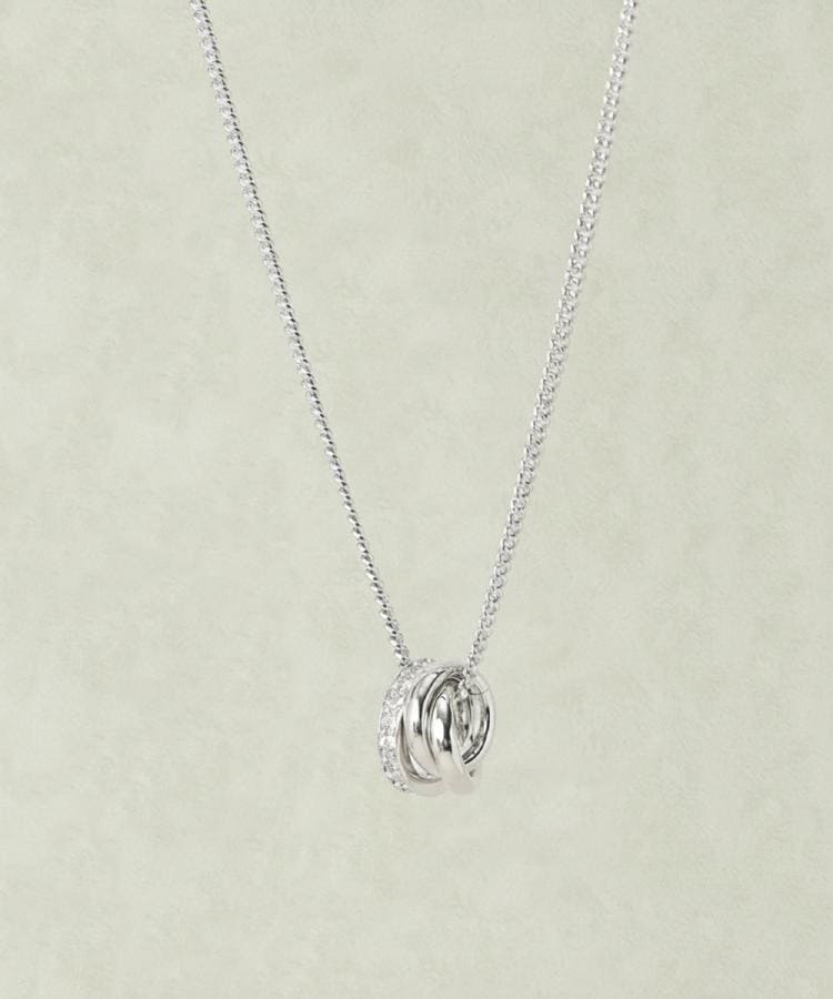 タケオキクチ TAKEO KIKUCHI トリプルチェーンネックレス （ブラックシルバー(009)） ブラックシルバー(009)