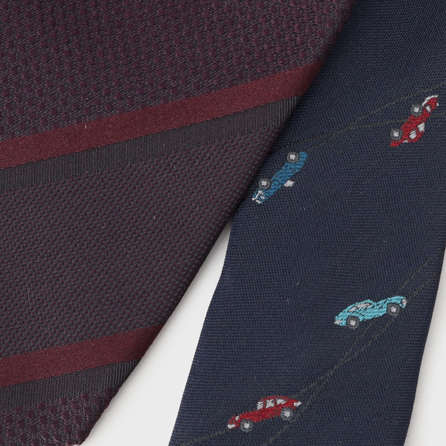 タケオキクチ TAKEO KIKUCHI 【BOXセット】クラシックシャドーストライプ ネクタイ＆タイバー （ネイビー(094)） ネイビー(094)