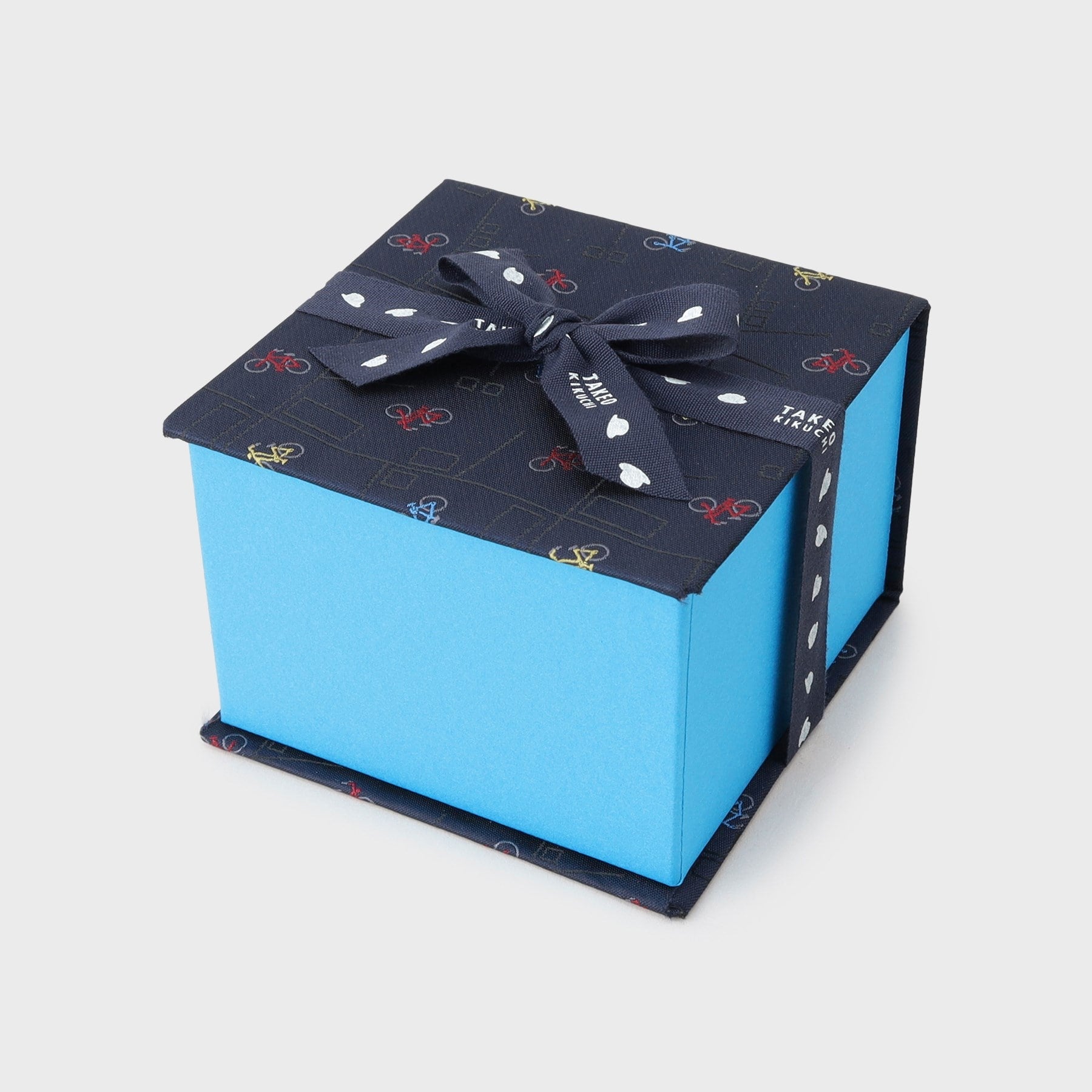 タケオキクチ TAKEO KIKUCHI 【BOXセット】クラシックシャドーストライプ ネクタイ＆タイバー （ネイビー(094)） ネイビー(094)