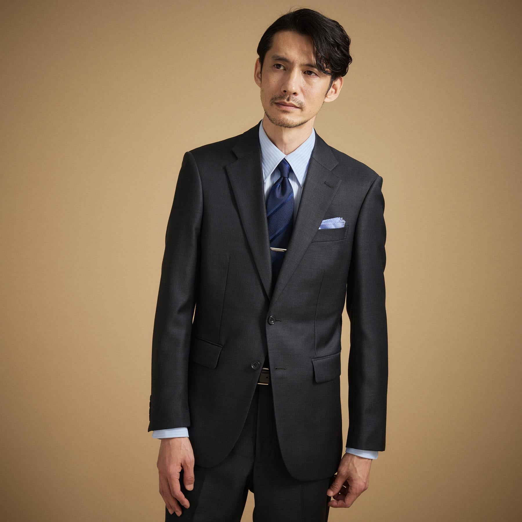 タケオキクチ TAKEO KIKUCHI 【BOXセット】クラシックシャドーストライプ ネクタイ＆タイバー （ネイビー(094)） ネイビー(094)