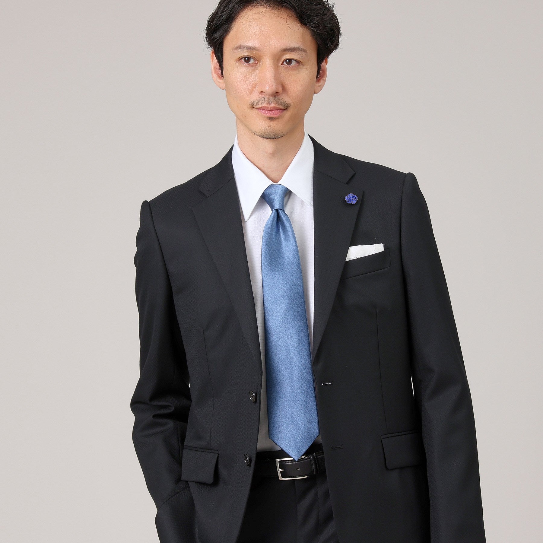 タケオキクチ TAKEO KIKUCHI 【職人の極み】 サテンモガ メランジネクタイ （ネイビー(093)） ネイビー(093)