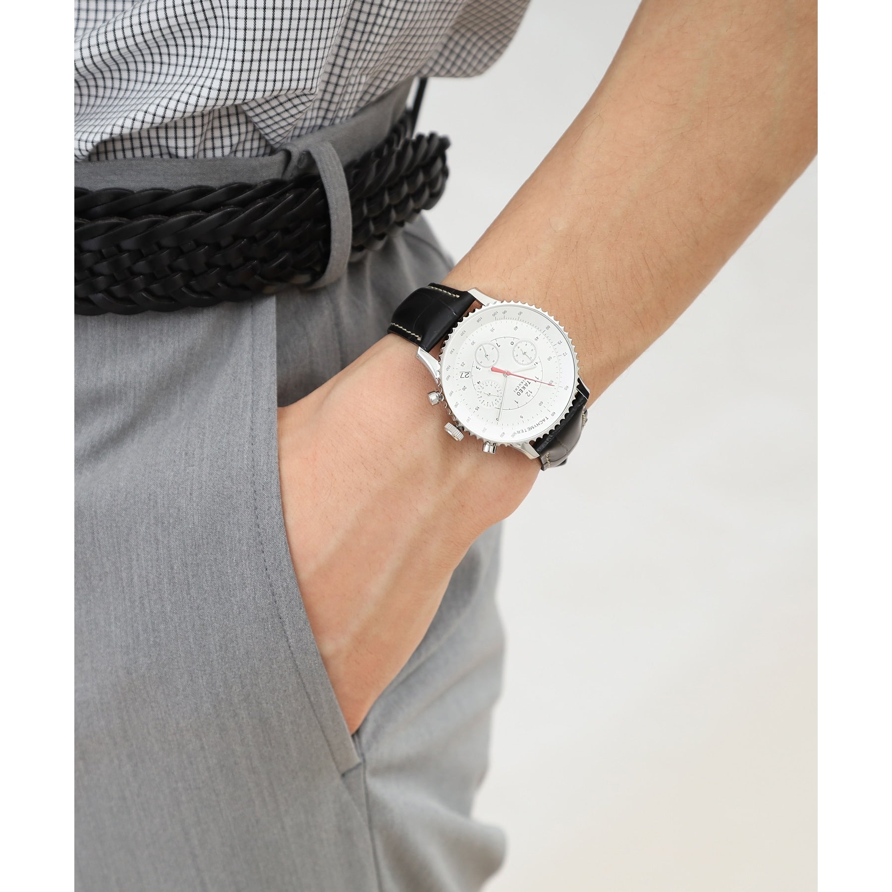 タケオキクチ TAKEO KIKUCHI クロノグラフ （ホワイト(101)） ホワイト(101)