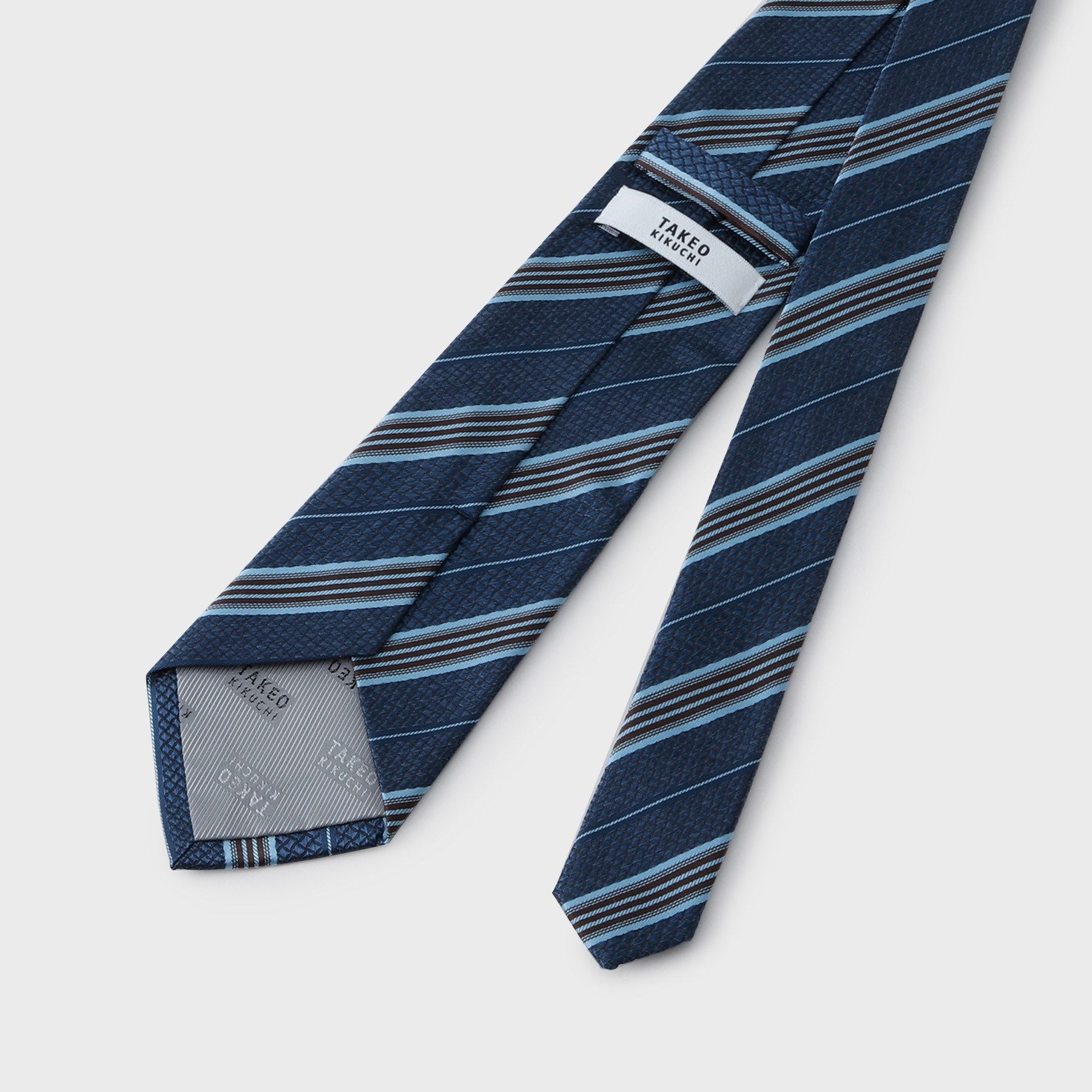 タケオキクチ TAKEO KIKUCHI 【MADE IN JAPAN】 桐箱BOX入り ネクタイ&タイバーセット （ライトブルー(091)） ライトブルー(091)