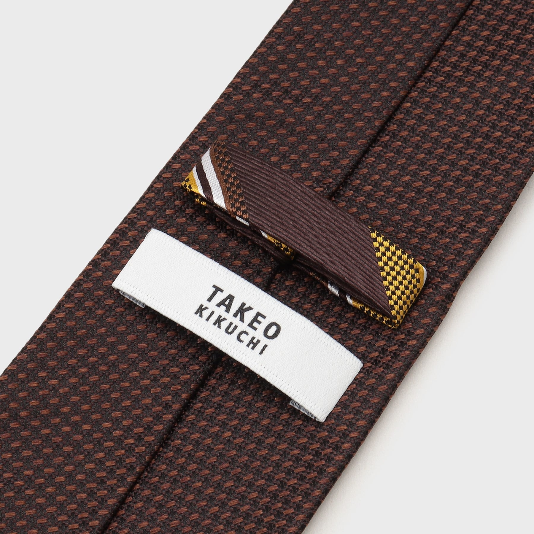 TAKEO KIKUCHI Plain Tie &amp; Tie Bar Color Box Set