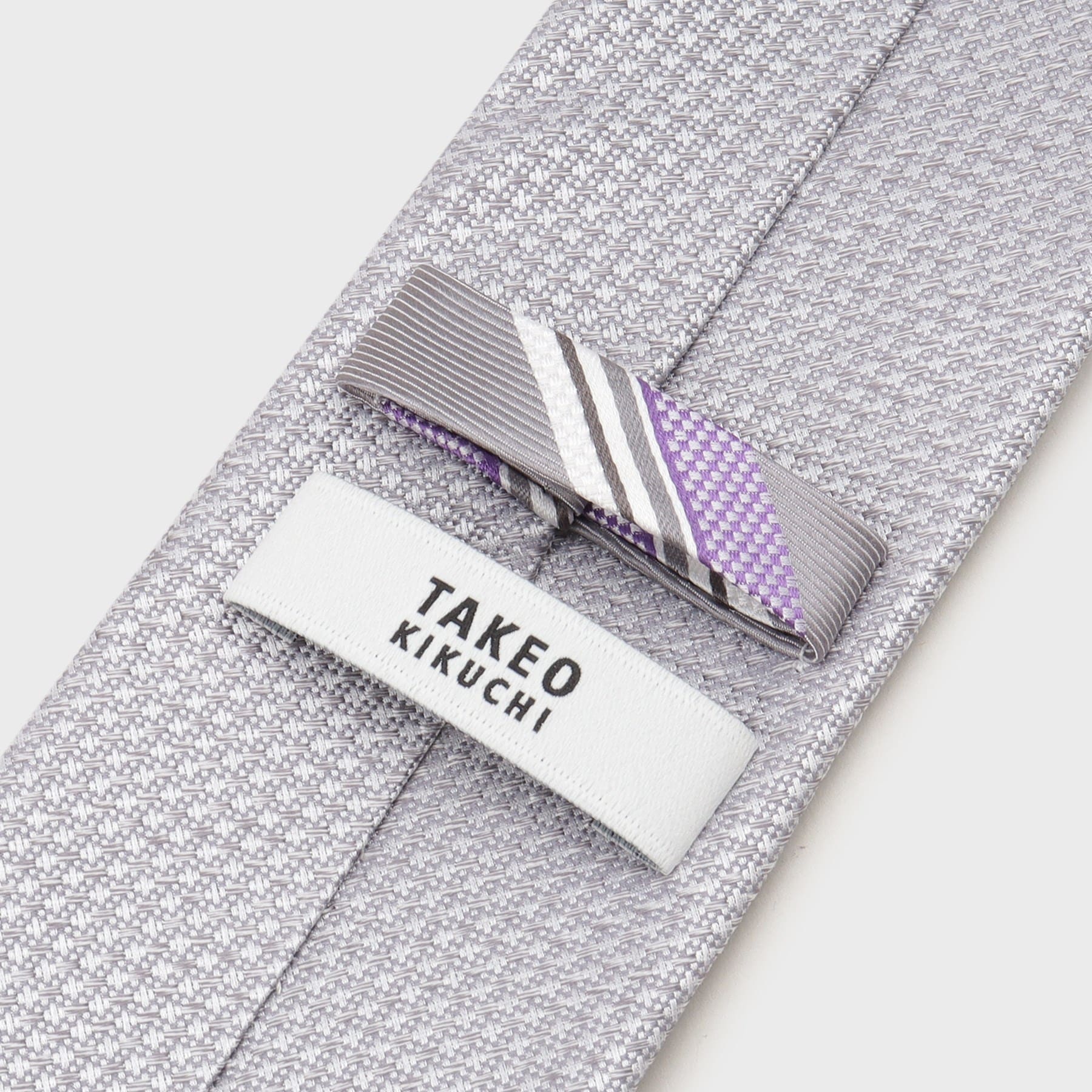 TAKEO KIKUCHI Plain Tie &amp; Tie Bar Color Box Set