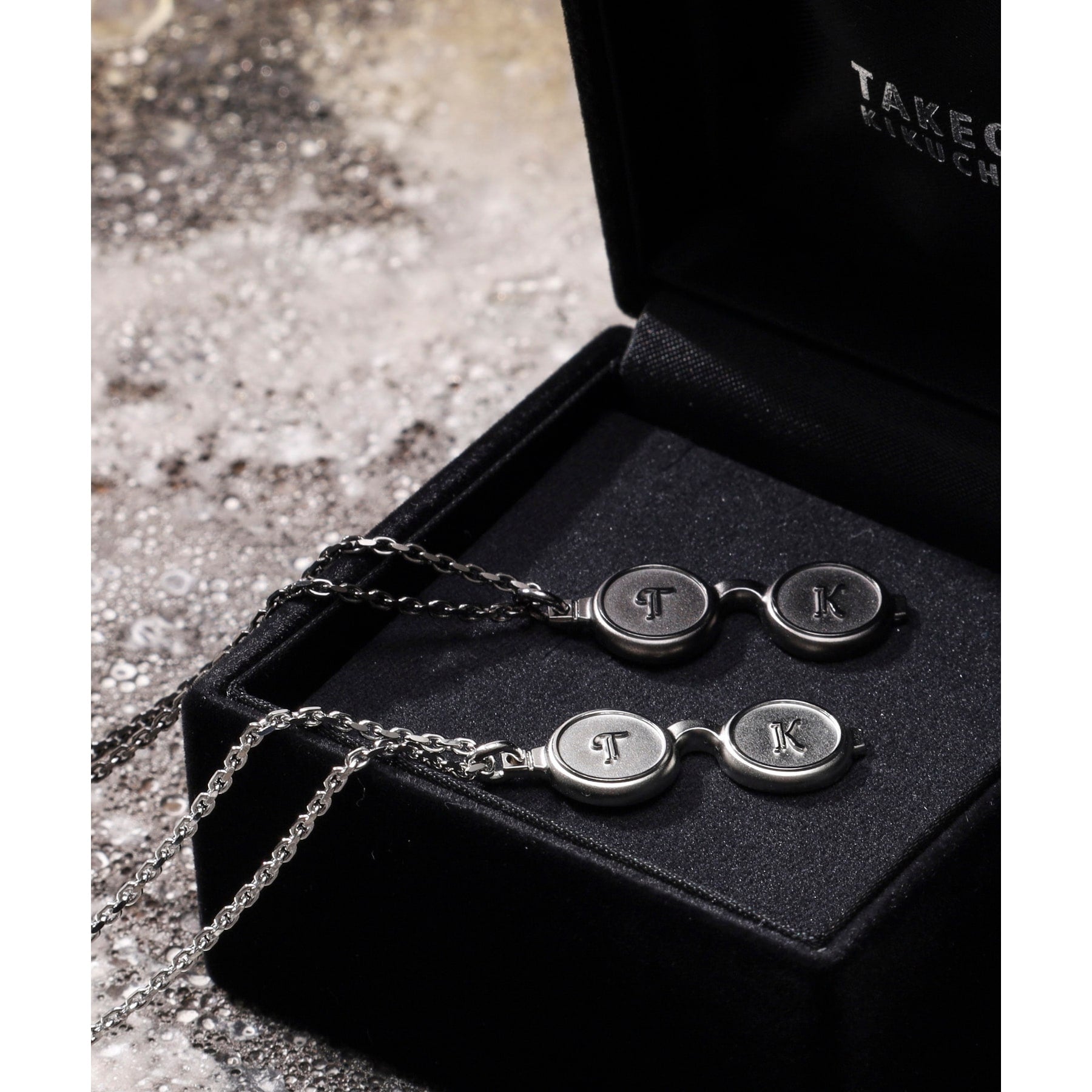 タケオキクチ TAKEO KIKUCHI 【Made in JAPAN】アーカイブ グラス ネックレス（ブラックシルバー(009)） ブラックシルバー(009)