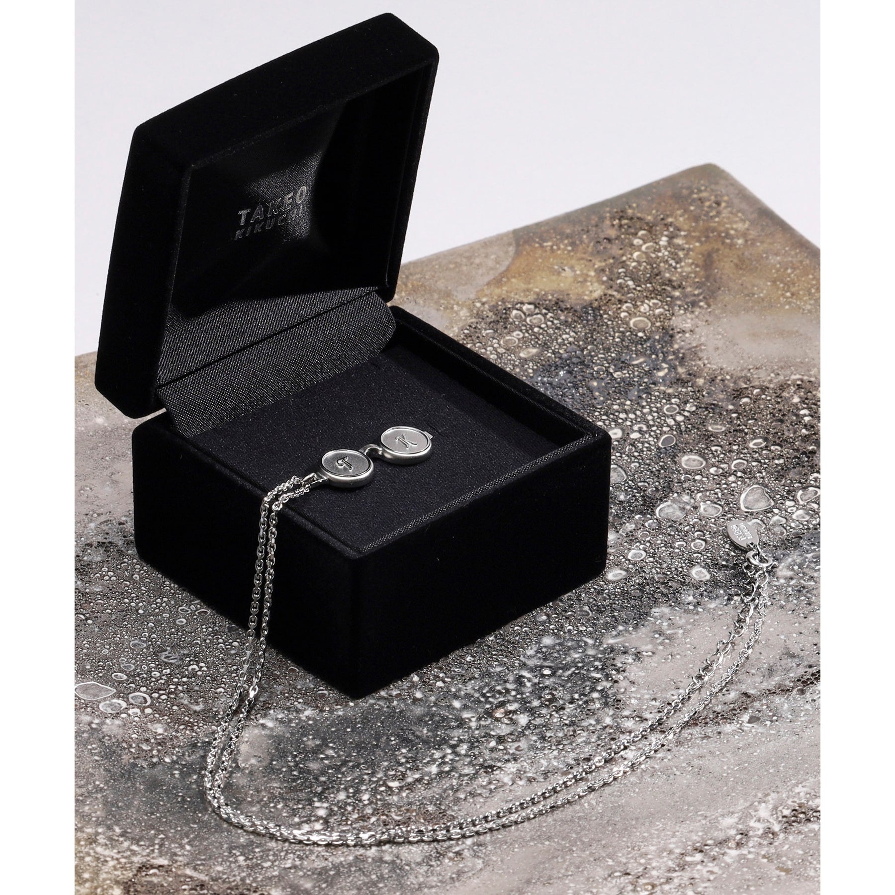 タケオキクチ TAKEO KIKUCHI 【Made in JAPAN】アーカイブ グラス ネックレス（ブラックシルバー(009)） ブラックシルバー(009)