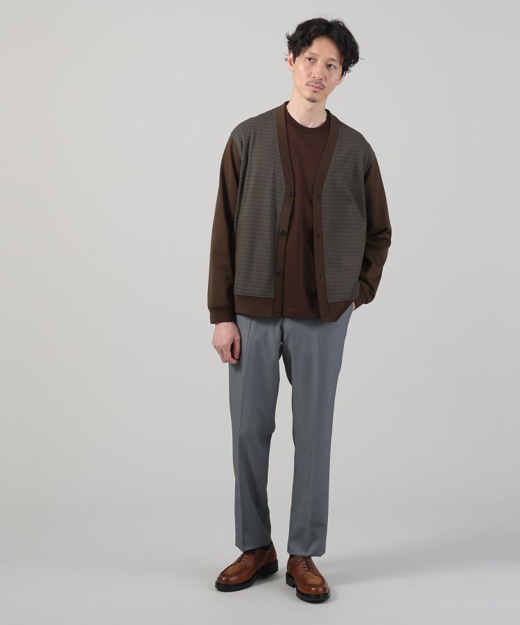 タケオキクチ TAKEO KIKUCHI 【Sサイズ～】メランジ シャークスキン ストレッチ パンツ （グレー(012)） グレー(012)