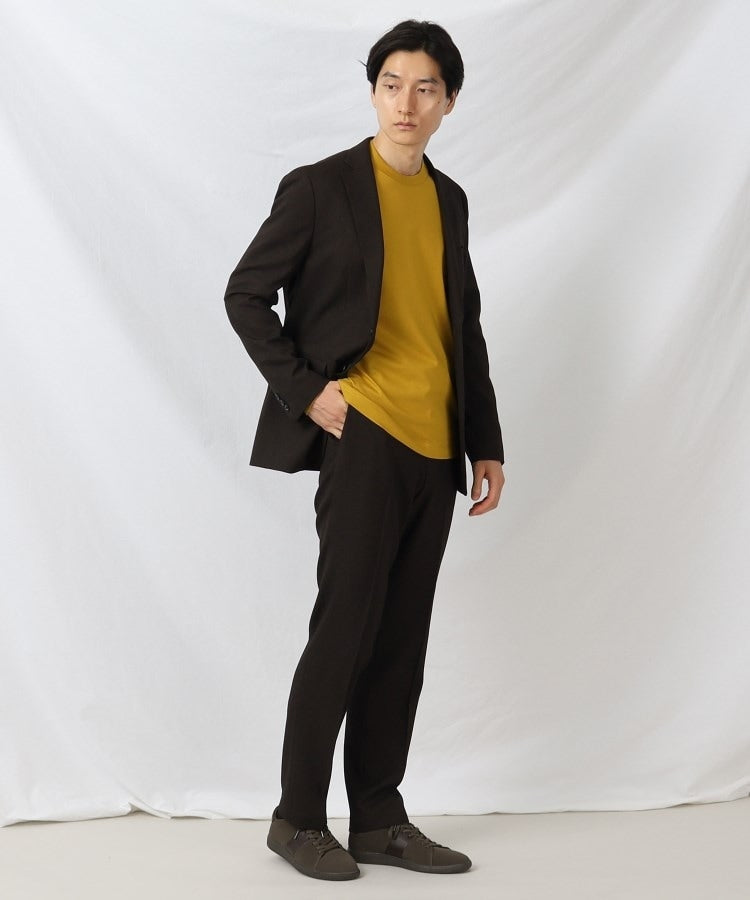 タケオキクチ TAKEO KIKUCHI 【Sサイズ～】メランジ シャークスキン ストレッチ パンツ （グレー(012)） グレー(012)