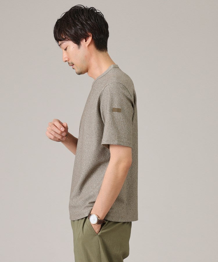 タケオキクチ TAKEO KIKUCHI 【尾州織/Made in JAPAN】メランジ Tシャツ （ライトグレー(011)） ライトグレー(011)