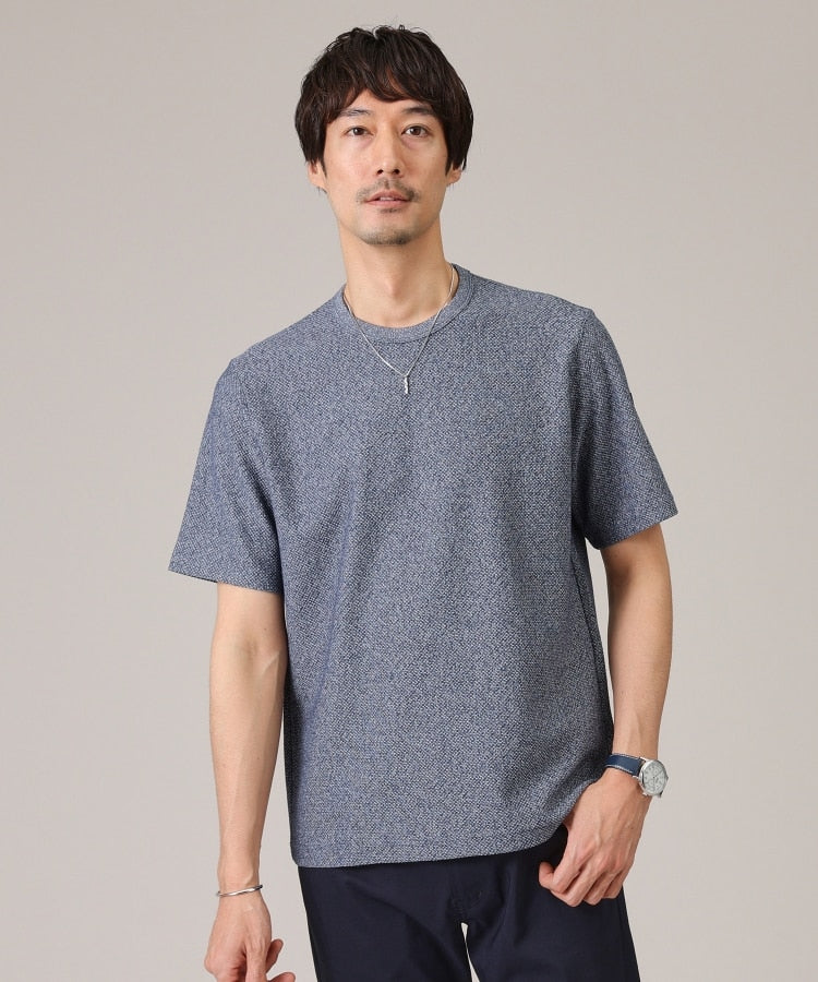 タケオキクチ TAKEO KIKUCHI 【尾州織/Made in JAPAN】メランジ Tシャツ （ライトグレー(011)） ライトグレー(011)