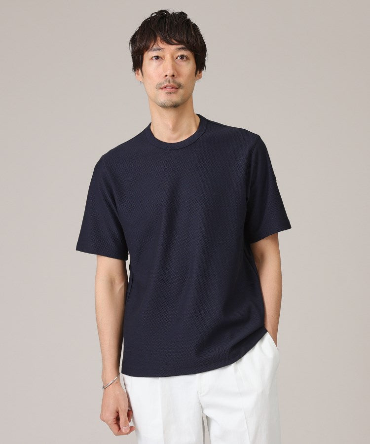 タケオキクチ TAKEO KIKUCHI 【尾州織/Made in JAPAN】メランジ Tシャツ （ネイビー(094)） ネイビー(094)