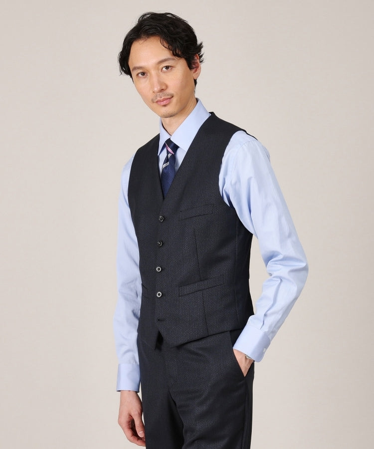 タケオキクチ TAKEO KIKUCHI 【Made in JAPAN】矢絣（やがすり）ベスト/ スリーピース対応 （ネイビー(093)） ネイビー(093)