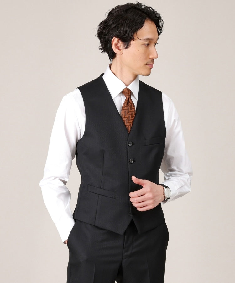 タケオキクチ TAKEO KIKUCHI 【Made in JAPAN】矢絣（やがすり）ベスト/ スリーピース対応 （ネイビー(093)） ネイビー(093)