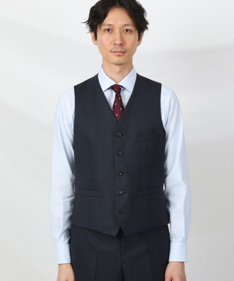 タケオキクチ TAKEO KIKUCHI 【Made in JAPAN】矢絣（やがすり）ベスト/ スリーピース対応 （ネイビー(093)） ネイビー(093)