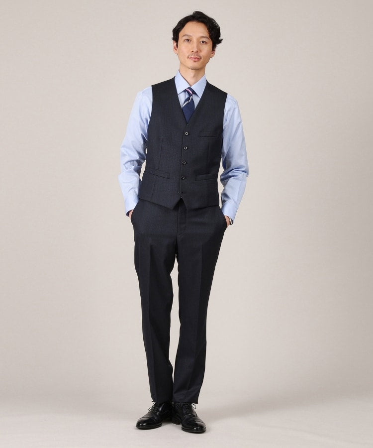 タケオキクチ TAKEO KIKUCHI 【Made in JAPAN】矢絣（やがすり）ベスト/ スリーピース対応 （ネイビー(093)） ネイビー(093)