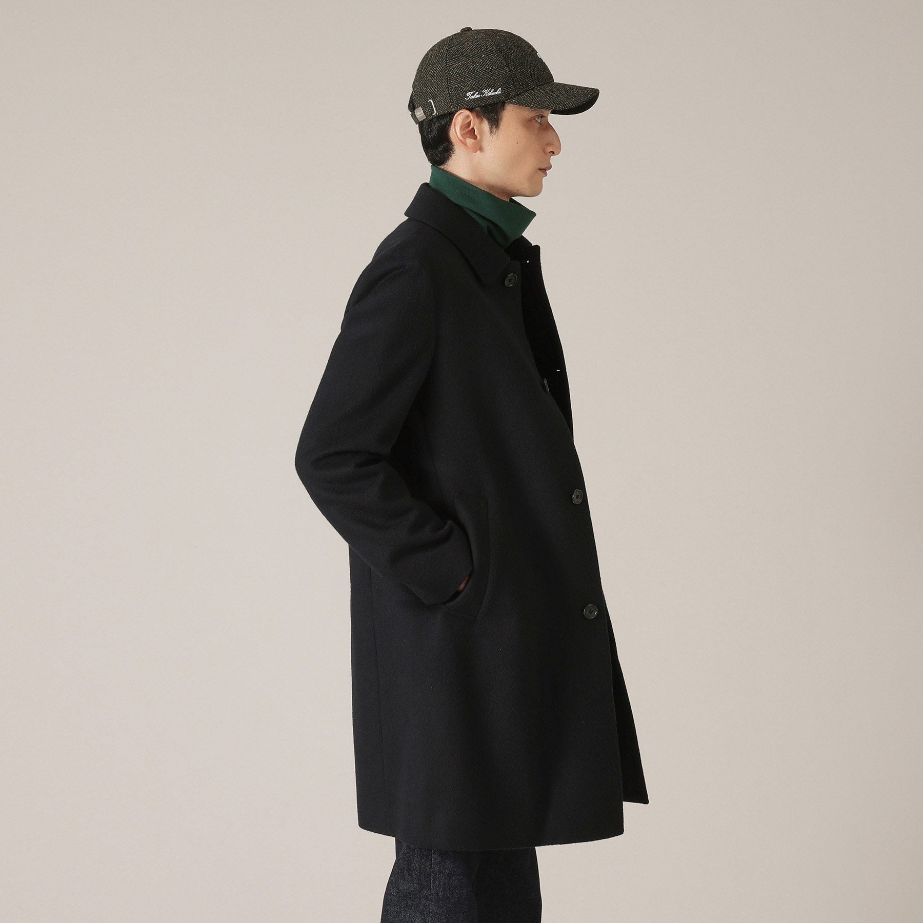 タケオキクチ TAKEO KIKUCHI 【限定展開】ビーバー仕上げ ステンカラーコート