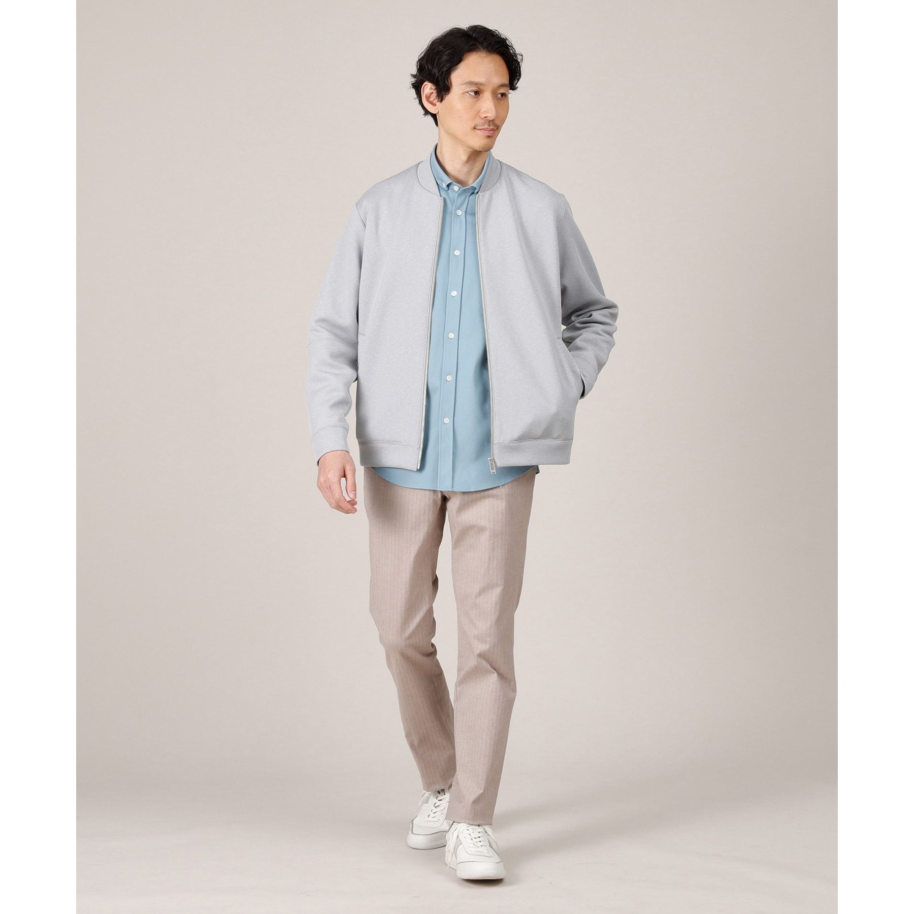 タケオキクチ TAKEO KIKUCHI 【Sサイズ～】ONOFF兼用 モクロディー ボタンダウンシャツ （ブルー(092)） ブルー(092)