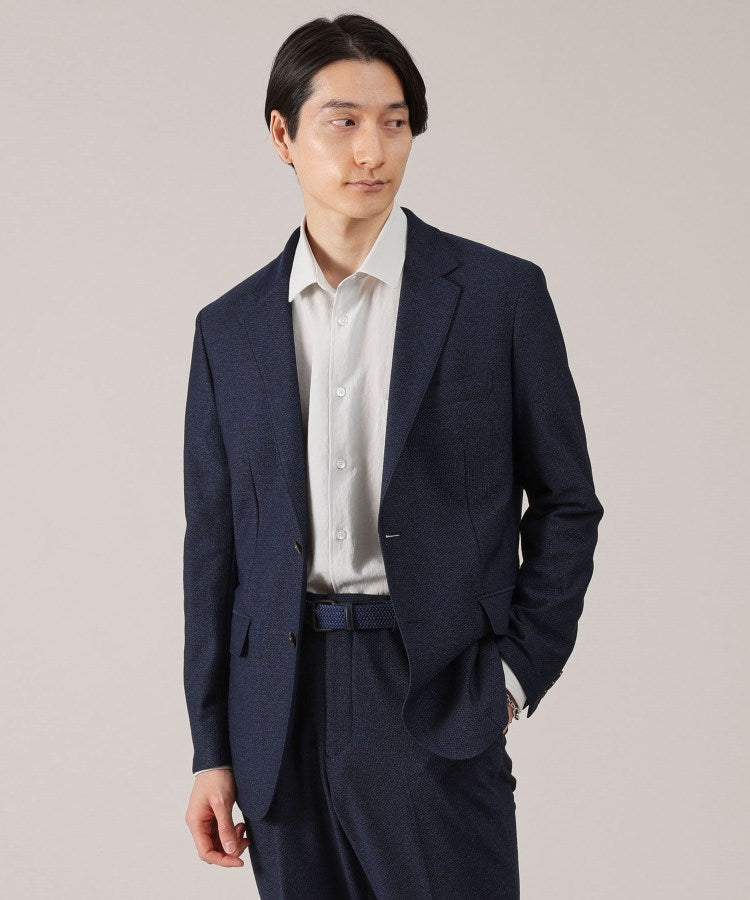 タケオキクチ TAKEO KIKUCHI 【Sサイズ～】【尾州】【抗菌防臭】  リネンドビーメッシュ ジャケット （ネイビー(094)） ネイビー(094)
