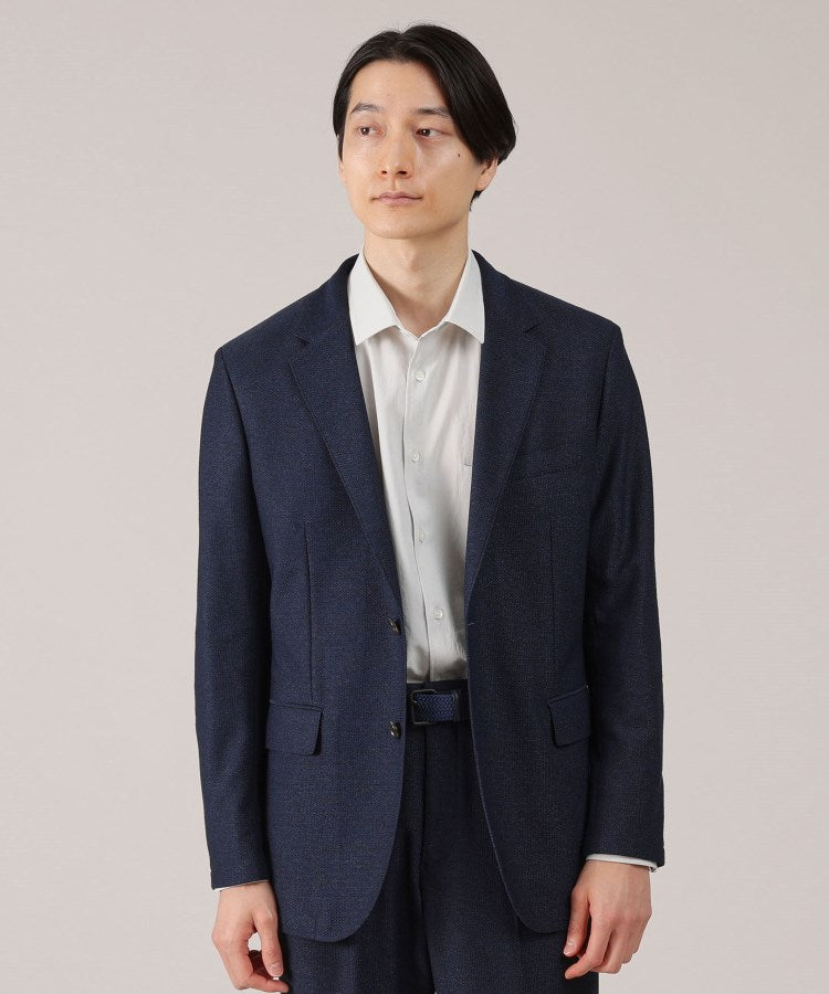 タケオキクチ TAKEO KIKUCHI 【Sサイズ～】【尾州】【抗菌防臭】  リネンドビーメッシュ ジャケット （ネイビー(094)） ネイビー(094)