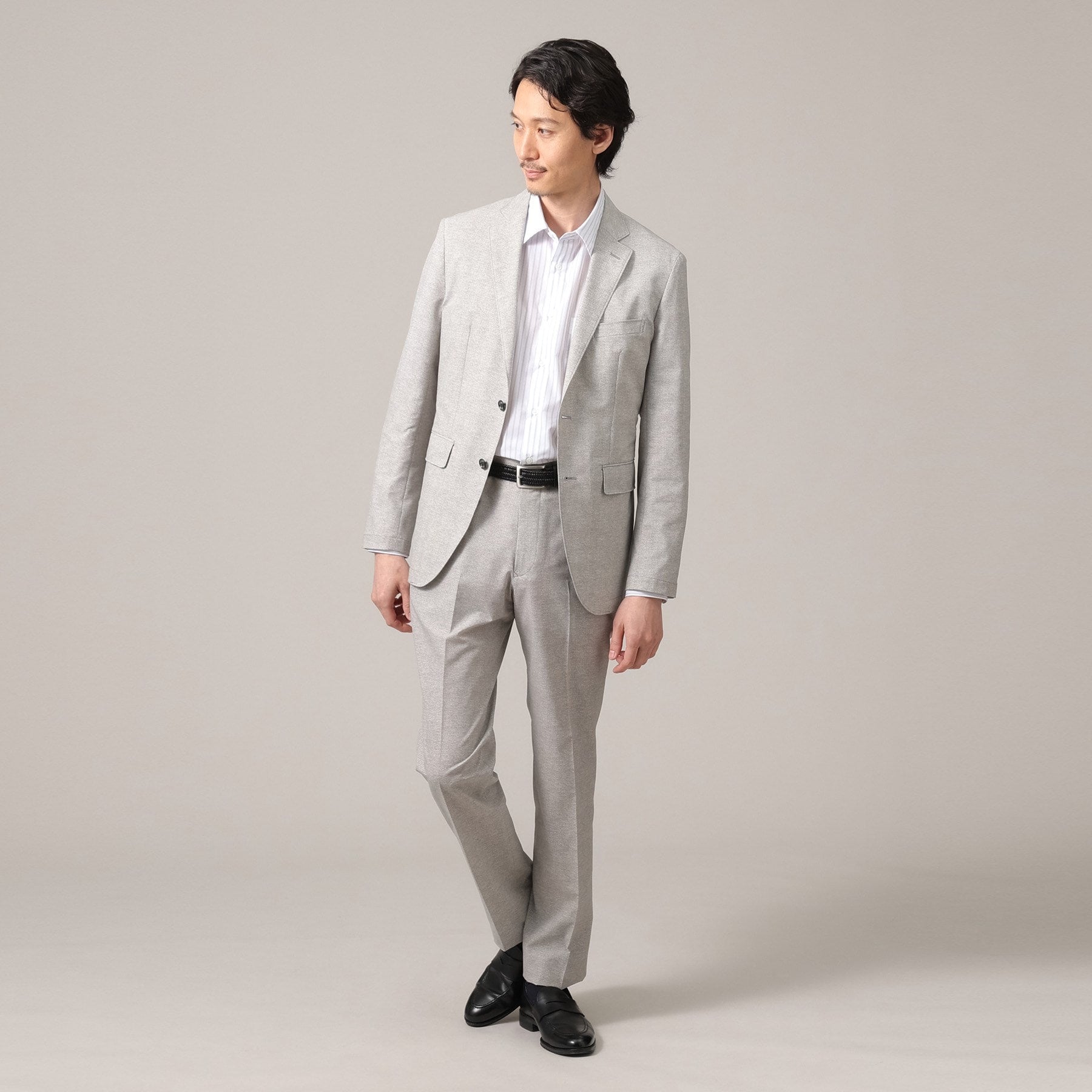 タケオキクチ TAKEO KIKUCHI 【抗菌防臭】COOL DOTS（R）ドビープリント ジャケット （ネイビー(094)） ネイビー(094)