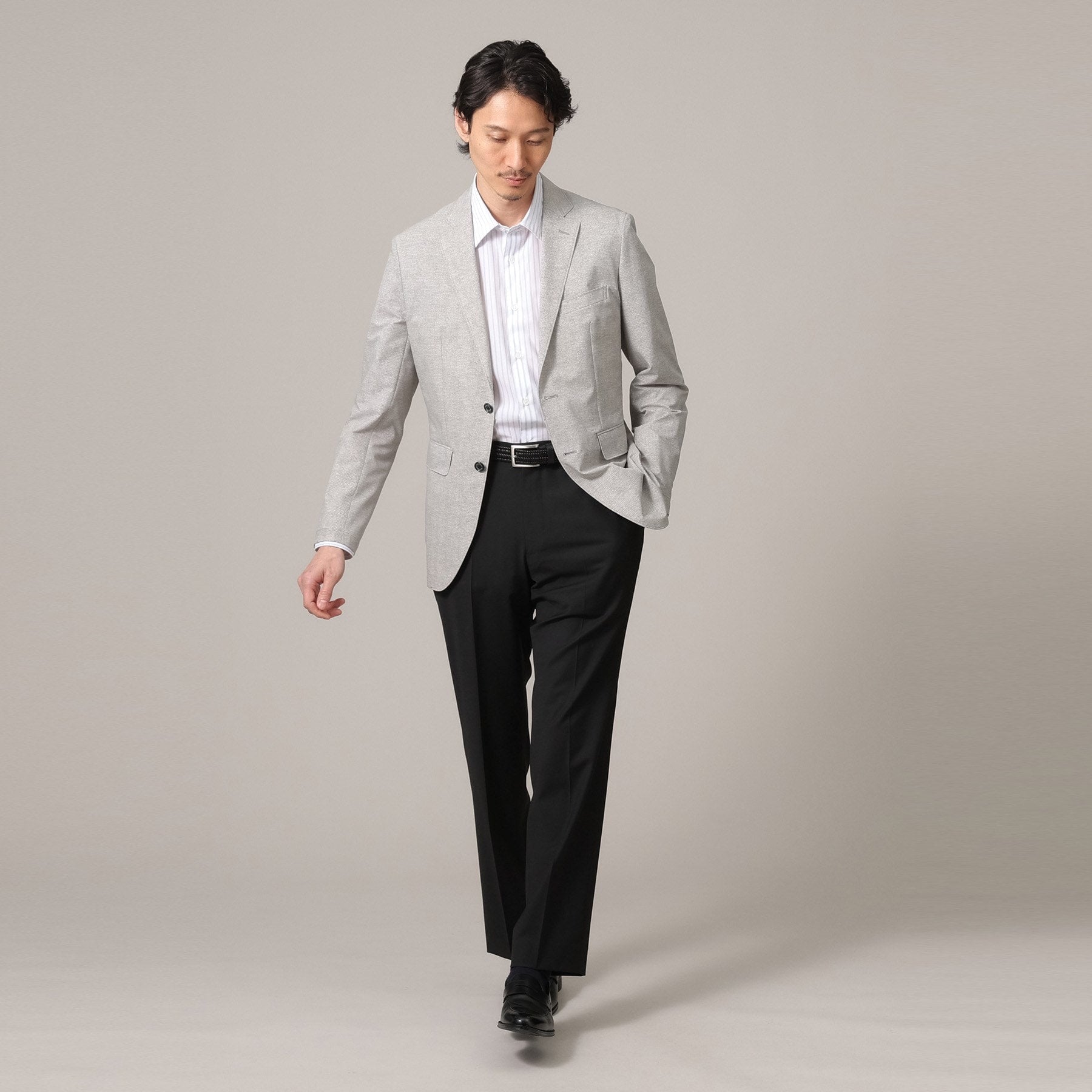 タケオキクチ TAKEO KIKUCHI 【抗菌防臭】COOL DOTS（R）ドビープリント ジャケット （ネイビー(094)） ネイビー(094)