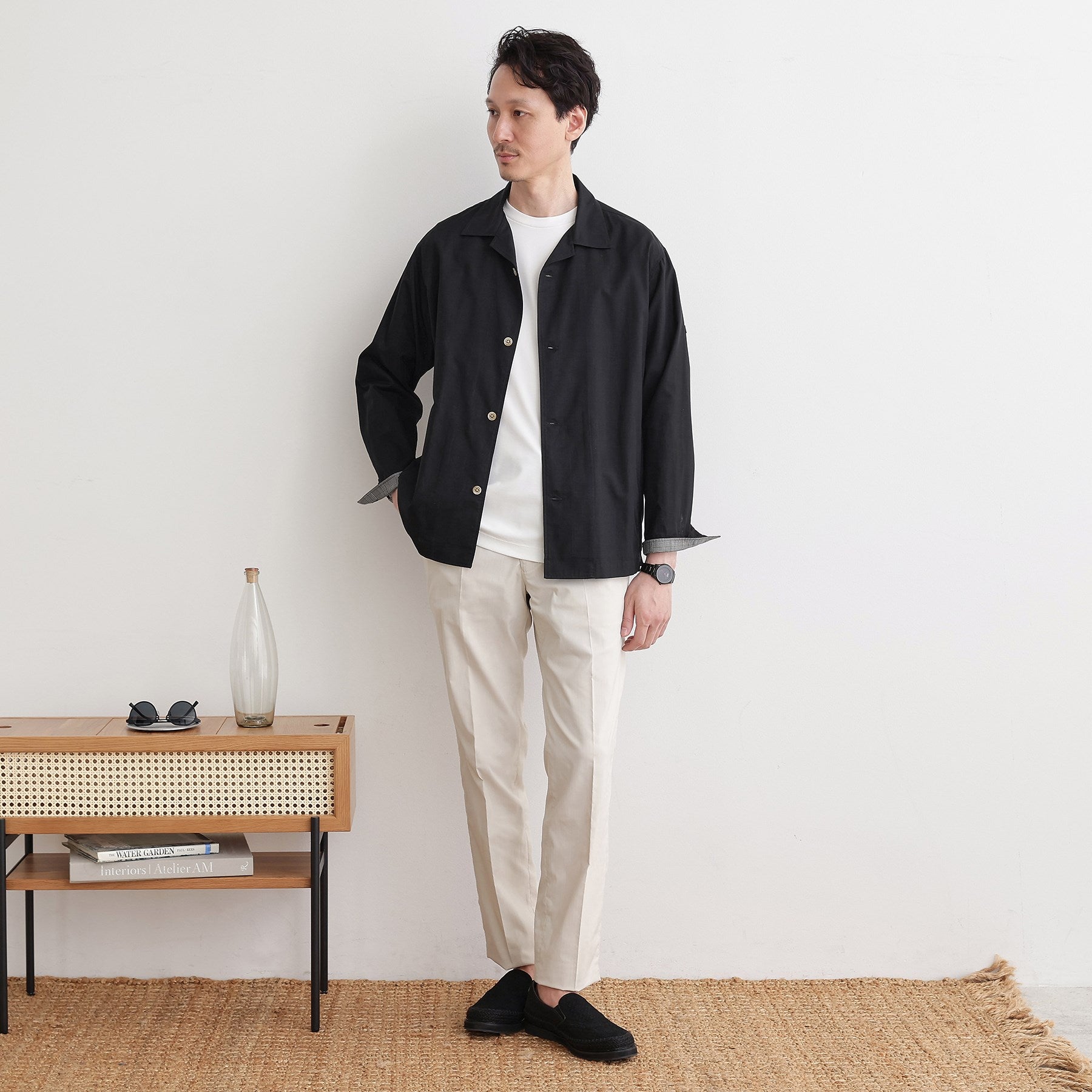 タケオキクチ TAKEO KIKUCHI ダブルフェイス シャツ 羽織り （ブラウン(044)） ブラウン(044)