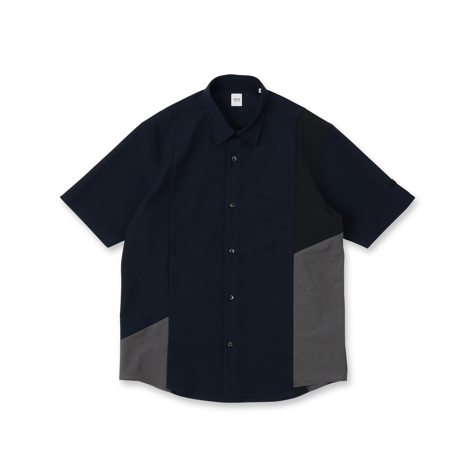 タケオキクチ TAKEO KIKUCHI サイド切り替え 半袖シャツ （ライトグレー(511)） ライトグレー(511)