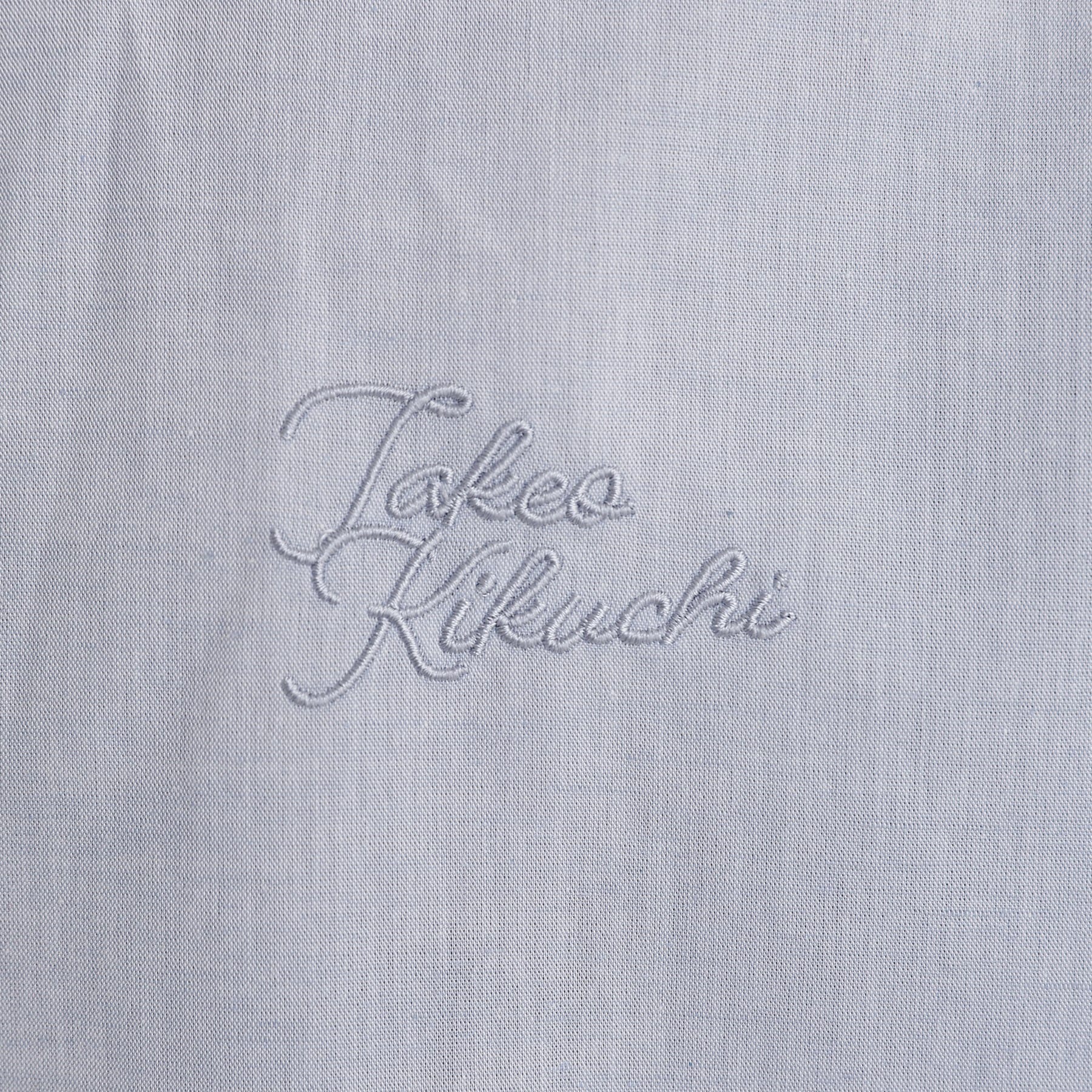 タケオキクチ TAKEO KIKUCHI 【LIMITED】ワンポイントロゴ刺繍 綿麻半袖シャツ （ブラック(019)） ブラック(019)