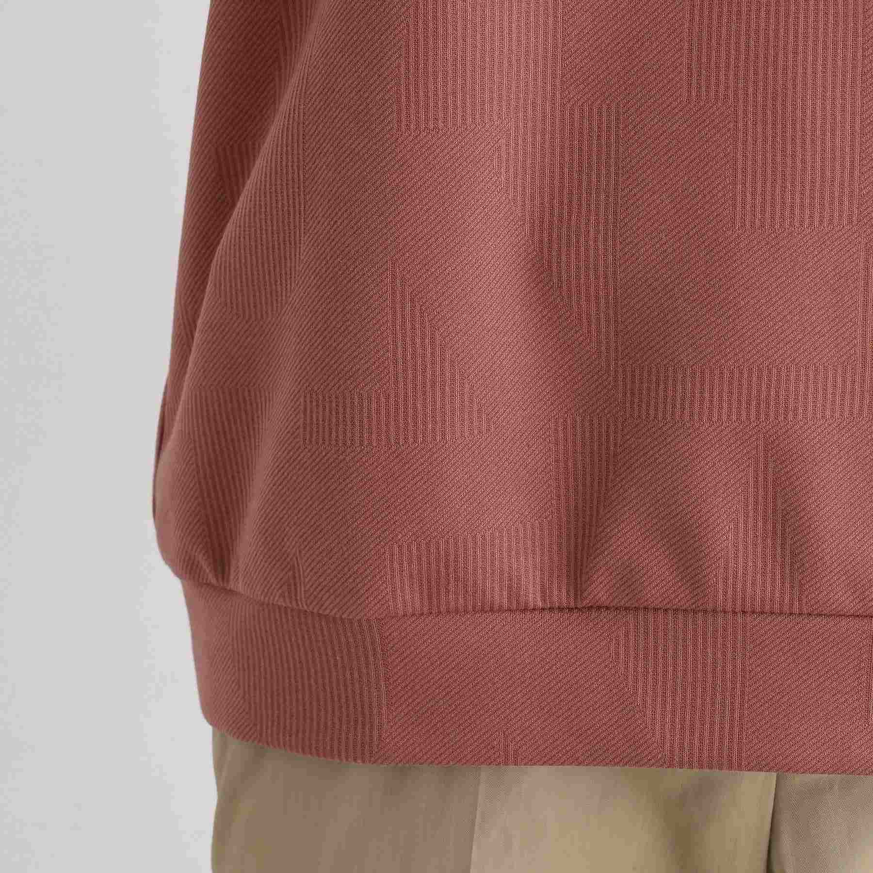 タケオキクチ TAKEO KIKUCHI 【Sサイズ～】【尾州ファブリック】 スライドパズル柄 ポンチ プルオーバー （ネイビー(094)） ネイビー(094)